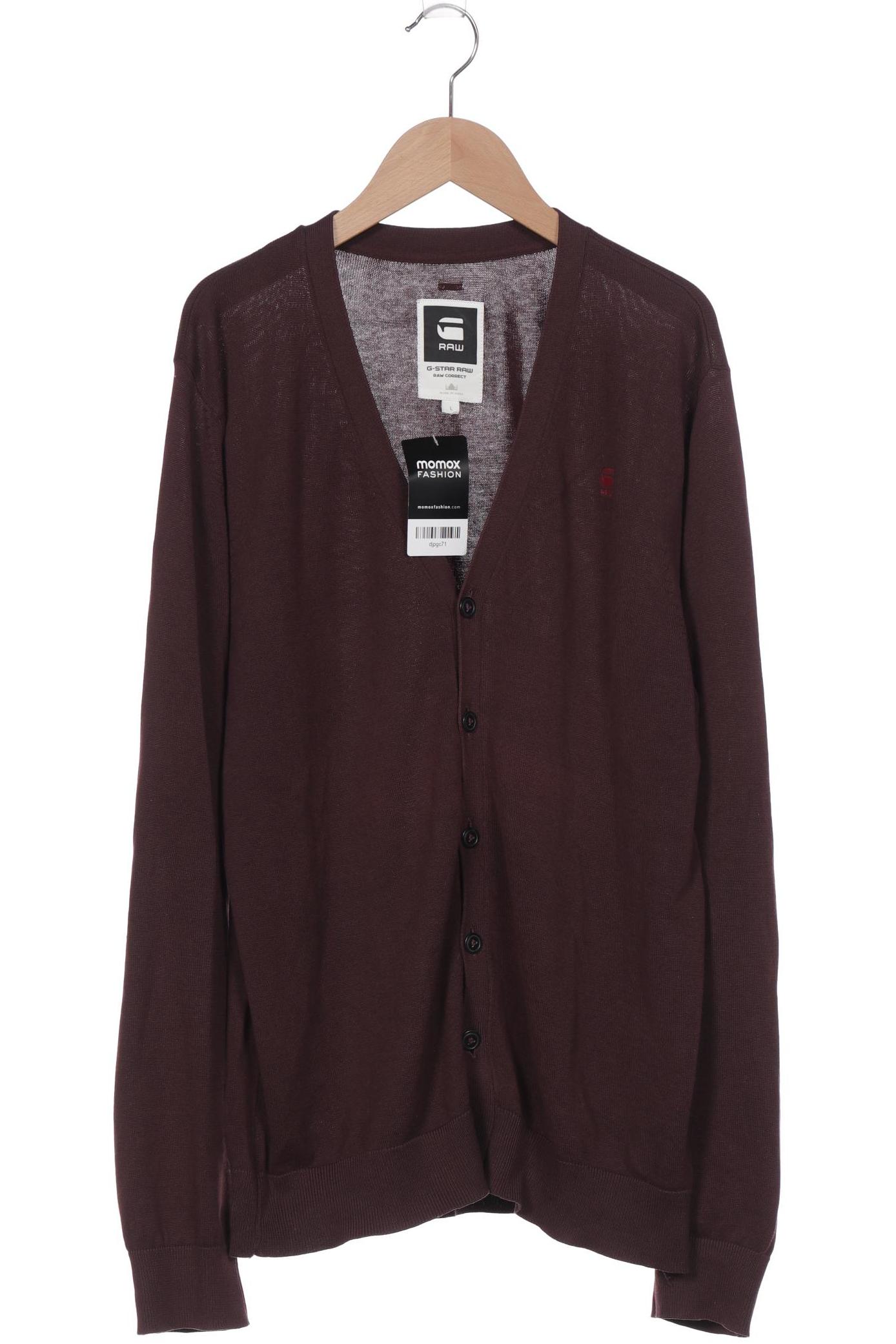

G STAR RAW Herren Strickjacke, bordeaux