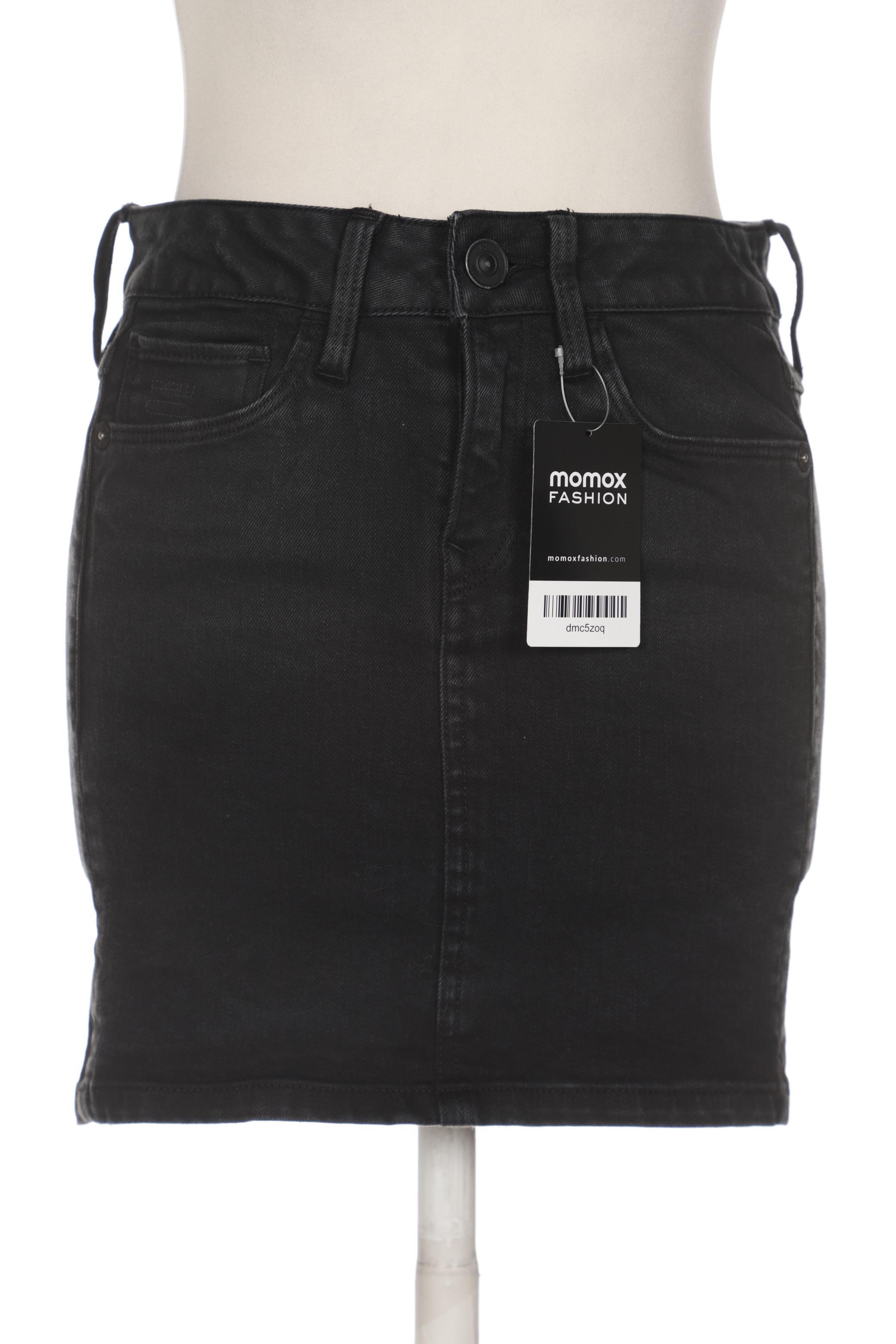 

G STAR RAW Damen Rock, schwarz