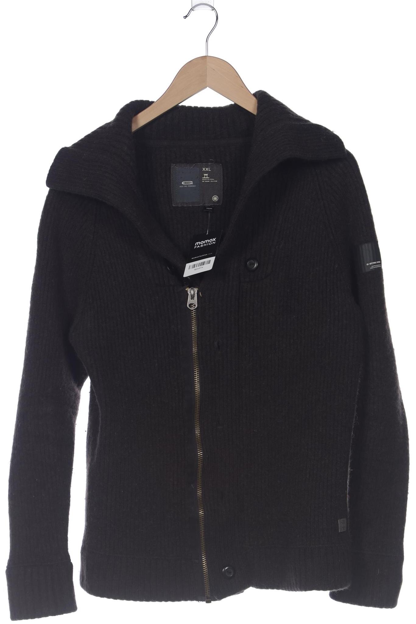 

G Star RAW Herren Strickjacke, braun, Gr. 56