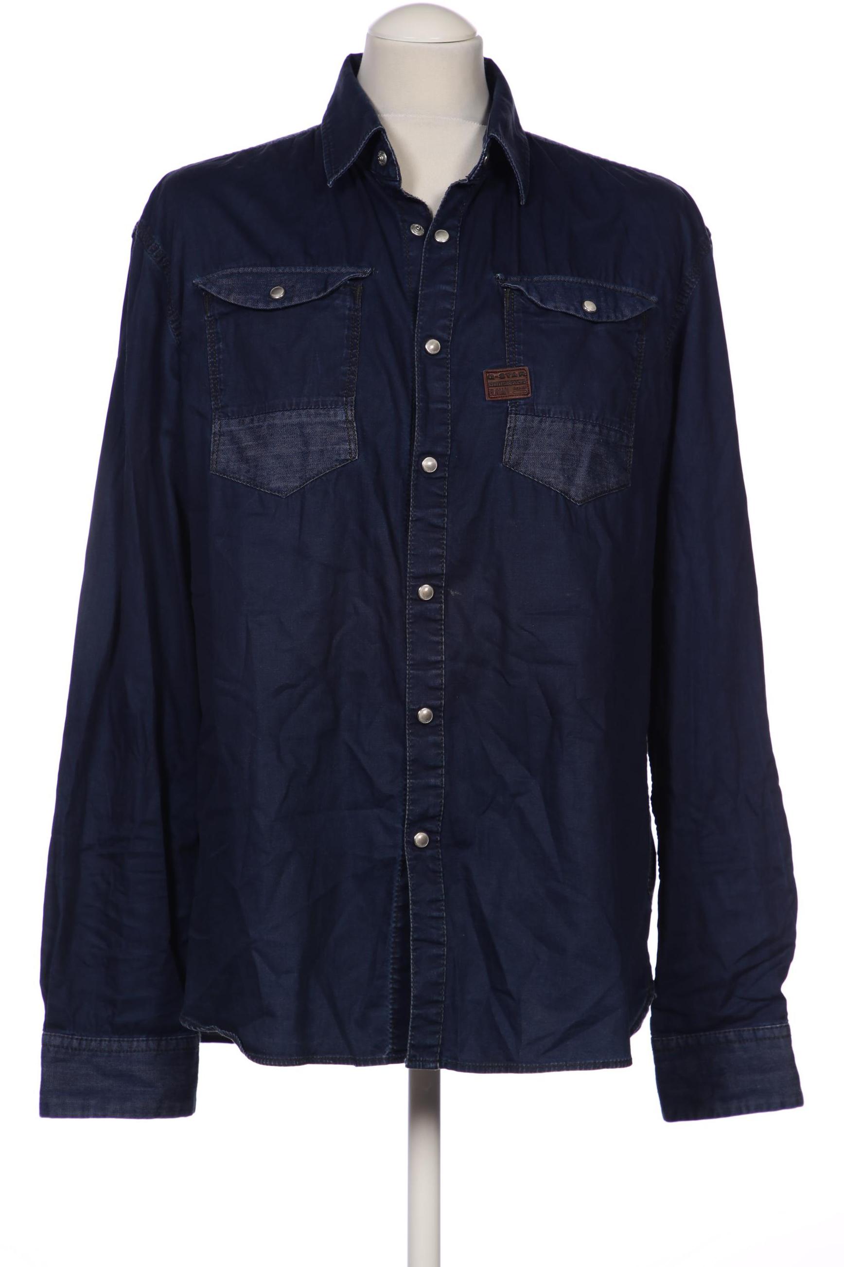 

G STAR RAW Herren Hemd, marineblau