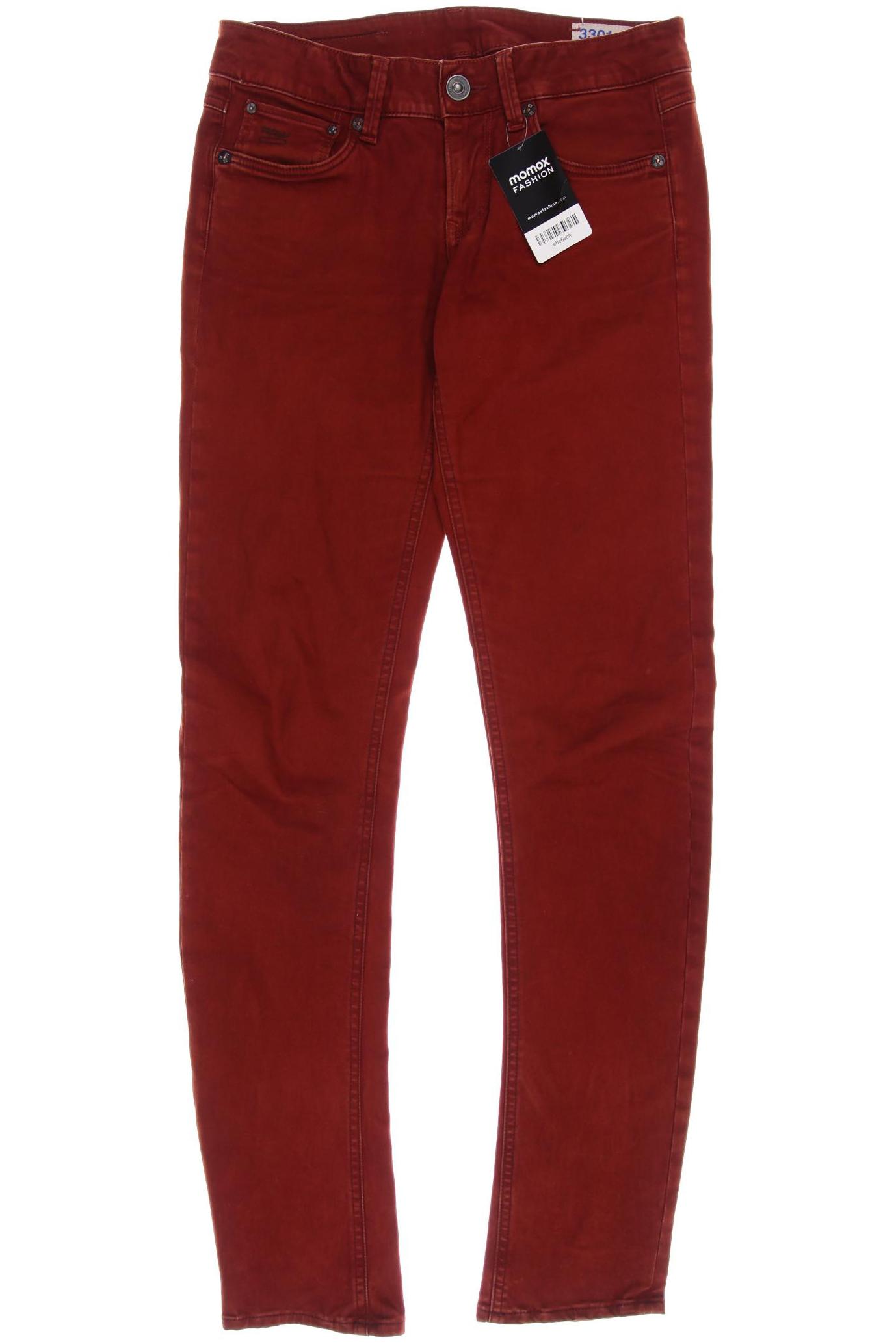 

G STAR RAW Damen Stoffhose, rot