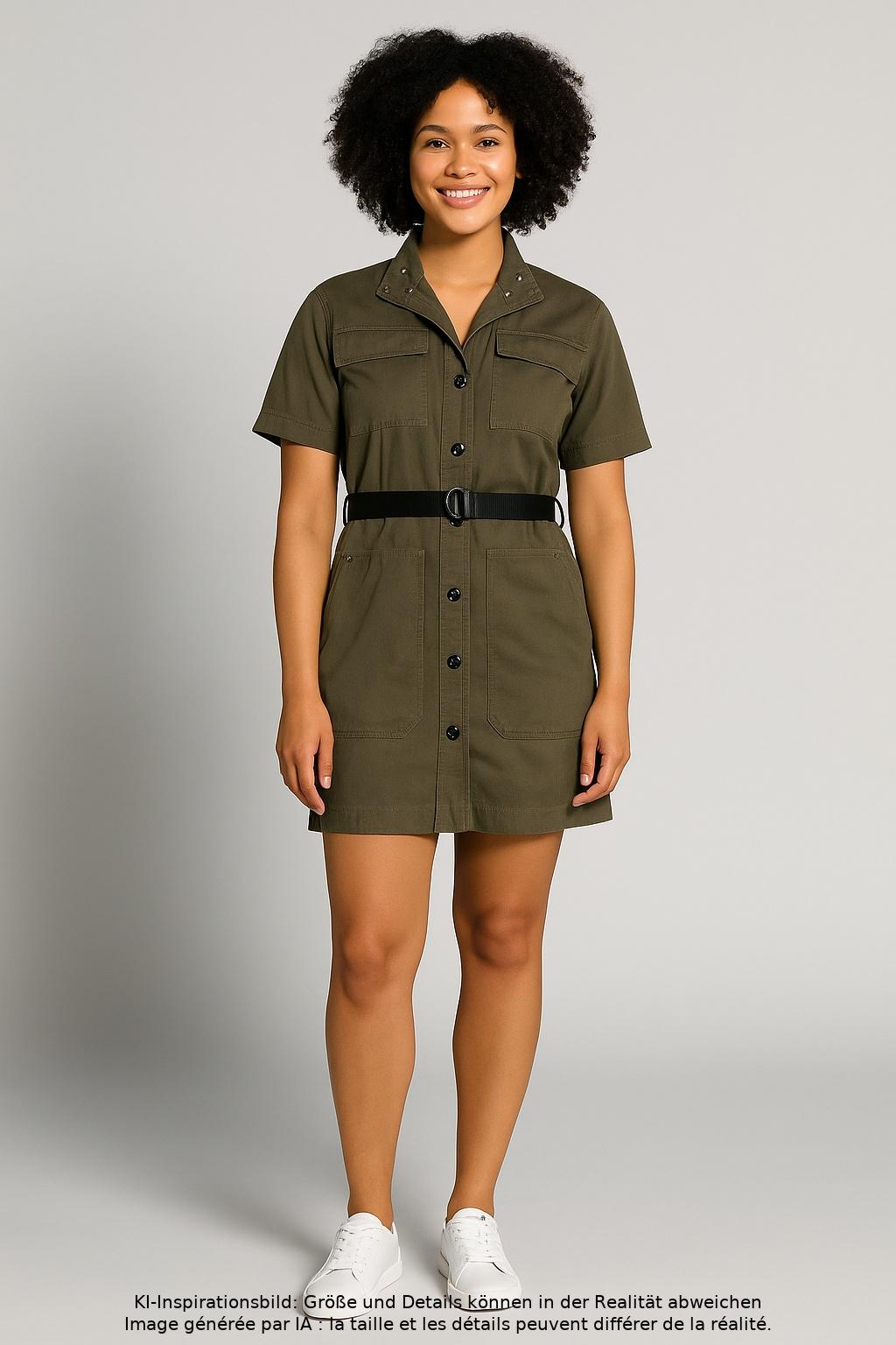 

G Star RAW Damen Kleid, grün, Gr. 38