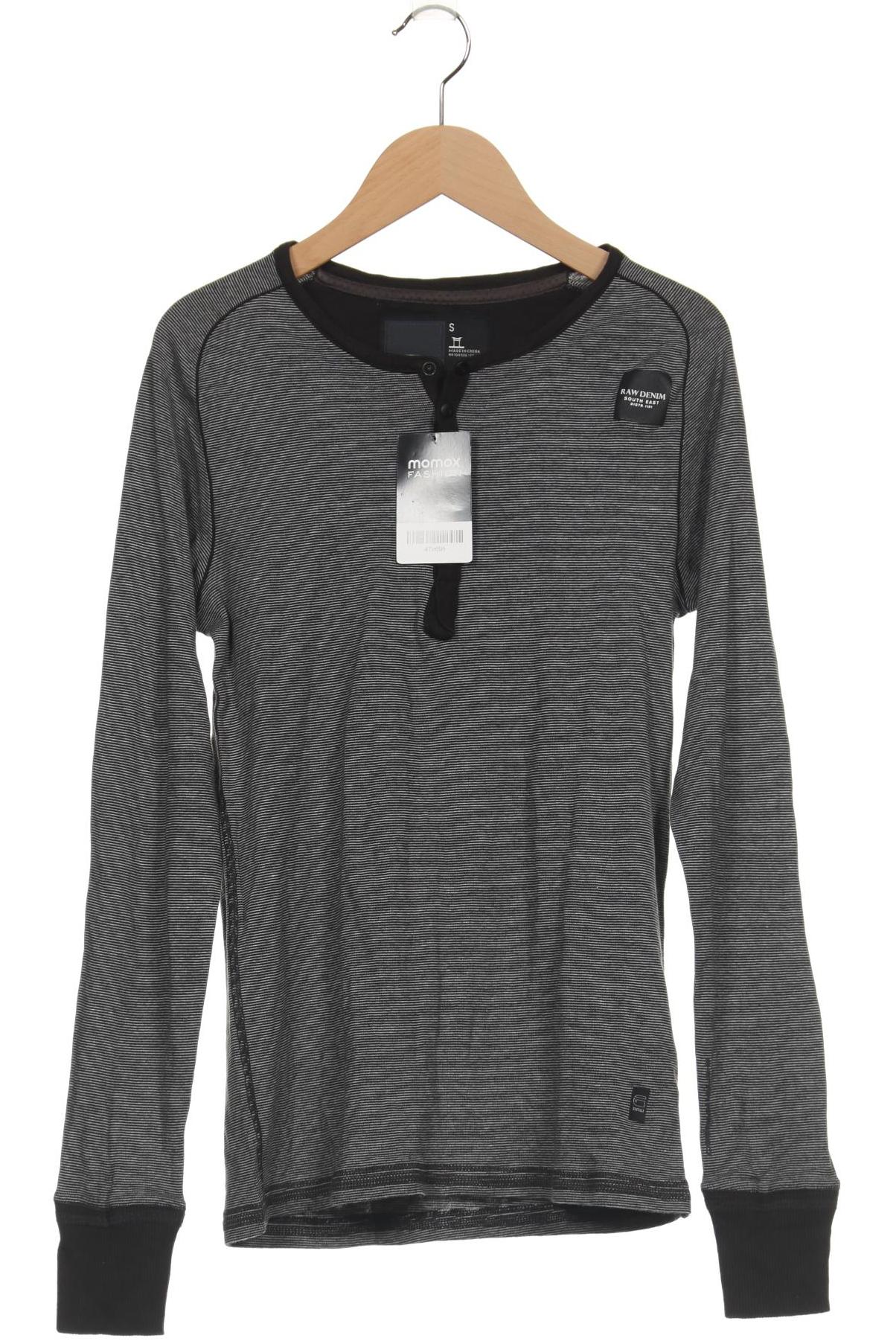 

G STAR RAW Herren Langarmshirt, schwarz