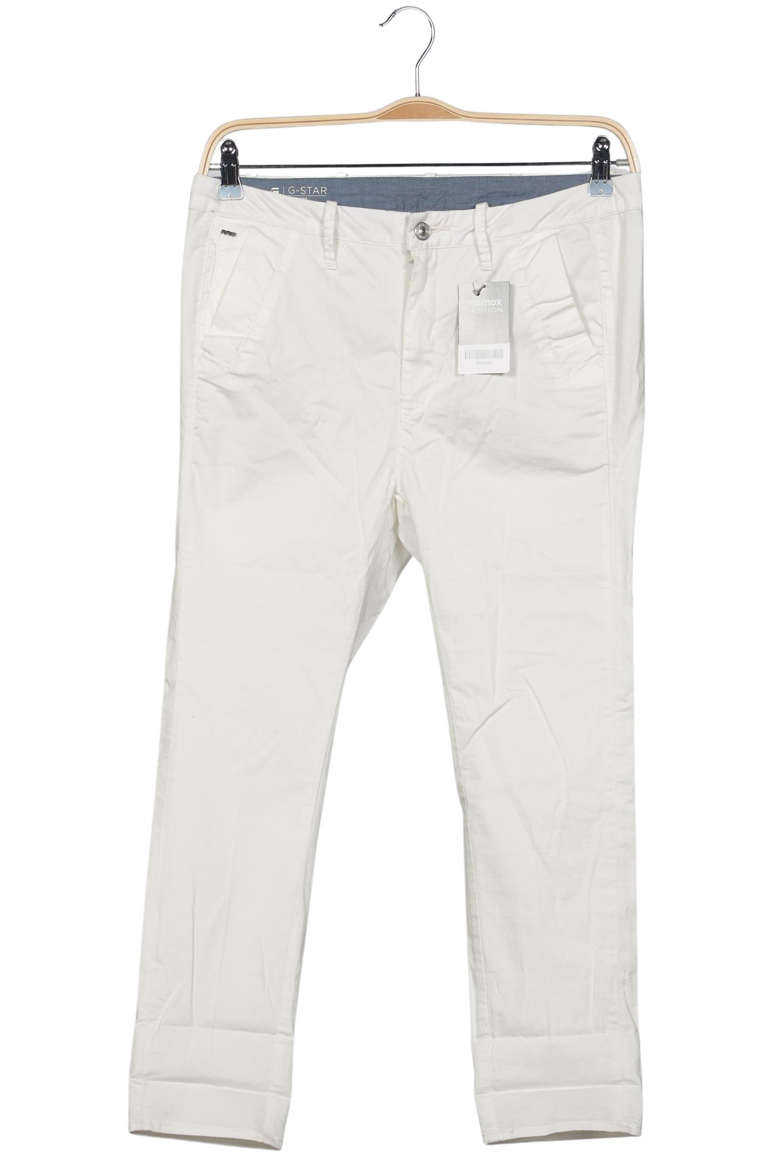 

G Star RAW Damen Stoffhose, weiß, Gr. 26