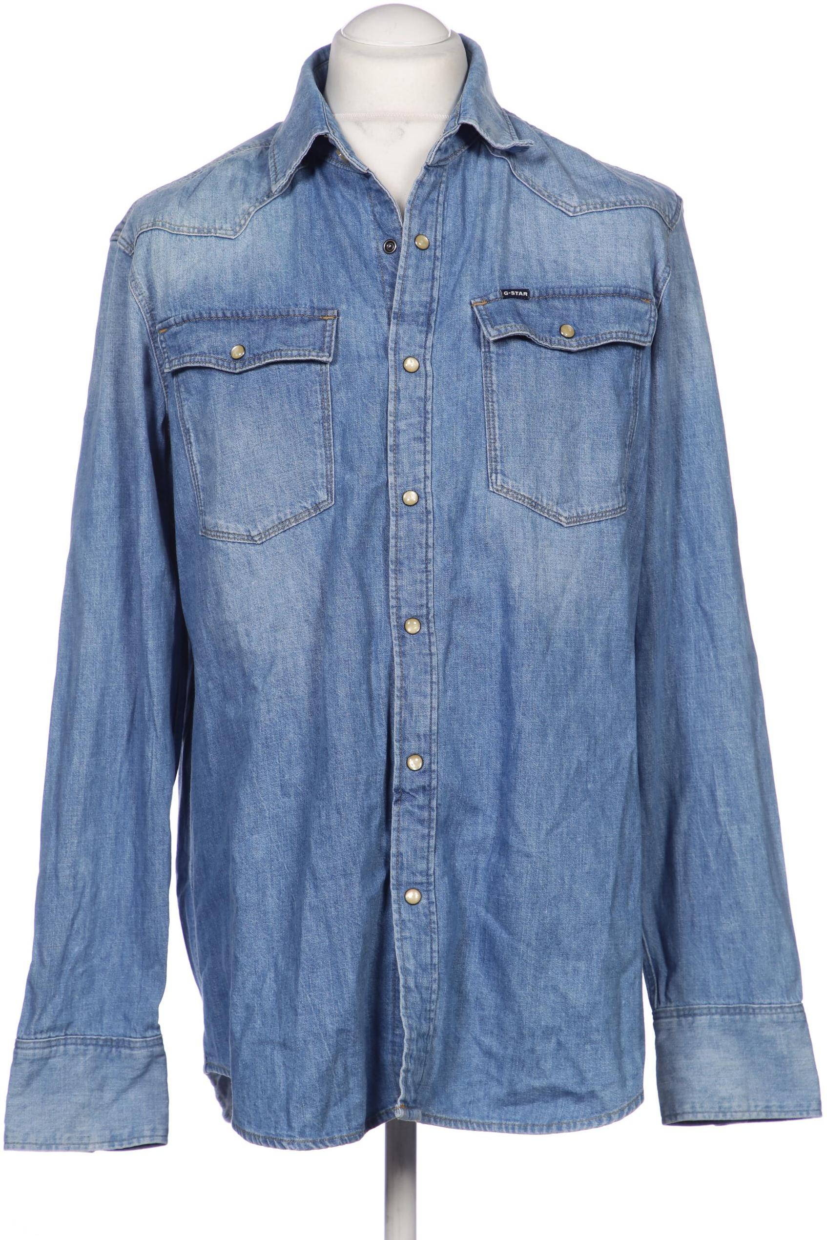 

G STAR RAW Herren Hemd, blau