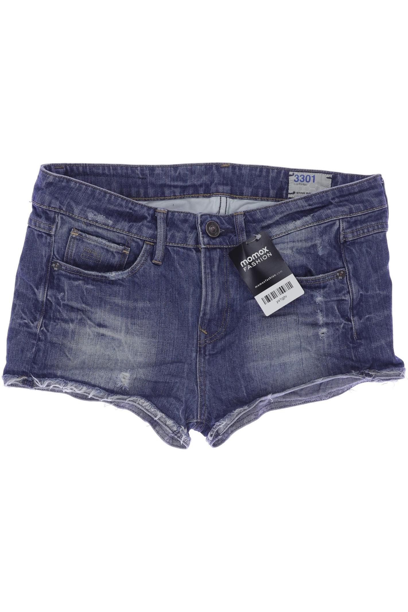 

G Star RAW Damen Shorts, blau, Gr. 27