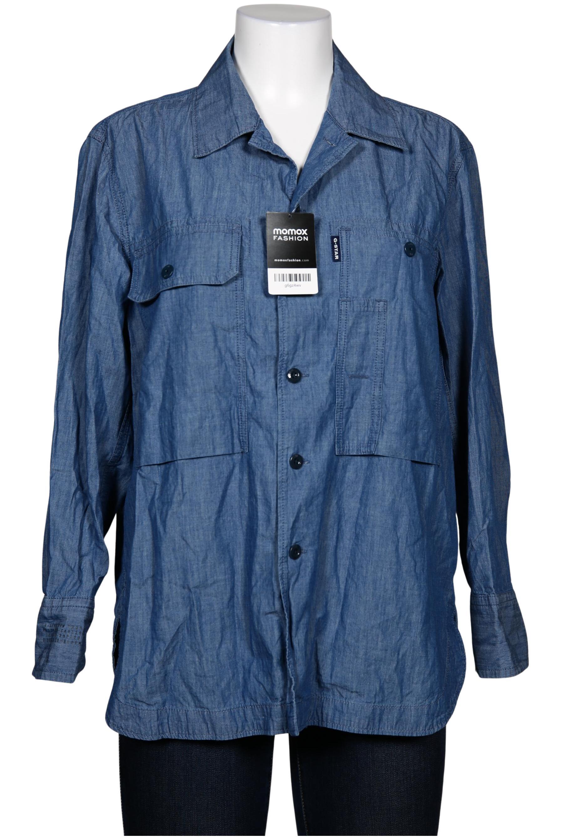 

G Star RAW Damen Bluse, blau, Gr. 38
