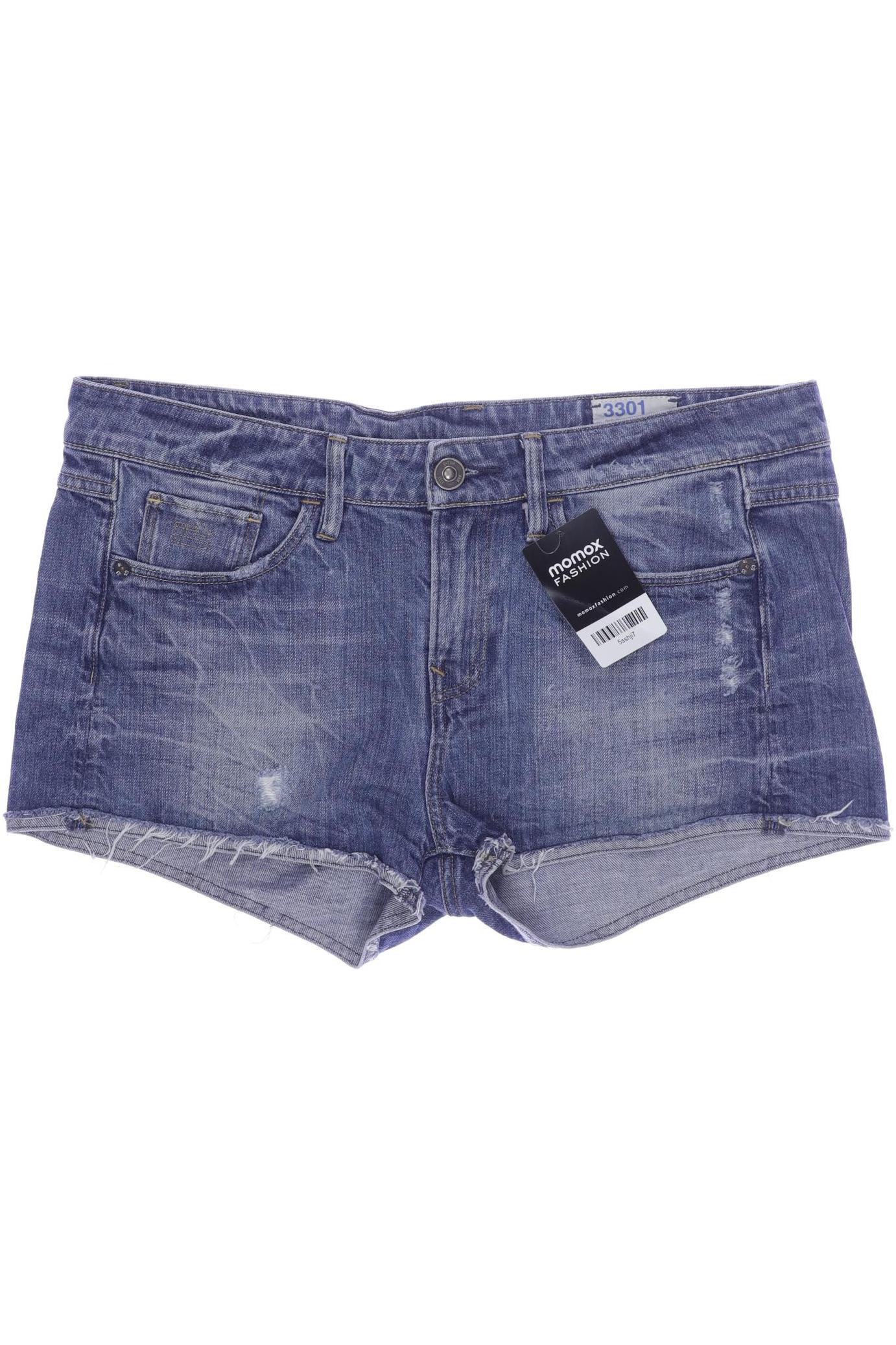 

G Star RAW Damen Shorts, blau, Gr. 34