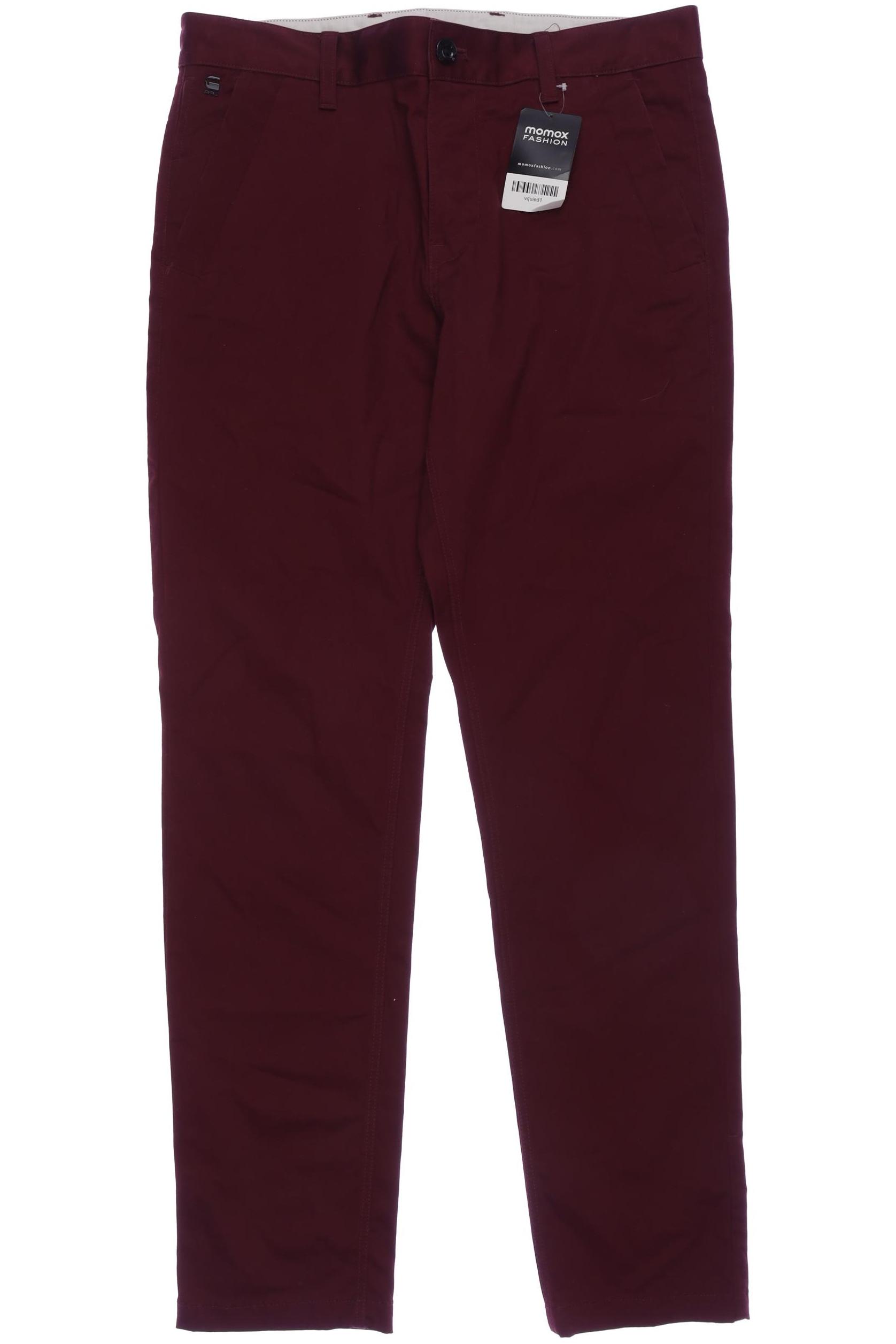 

G Star RAW Herren Stoffhose, bordeaux, Gr. 33