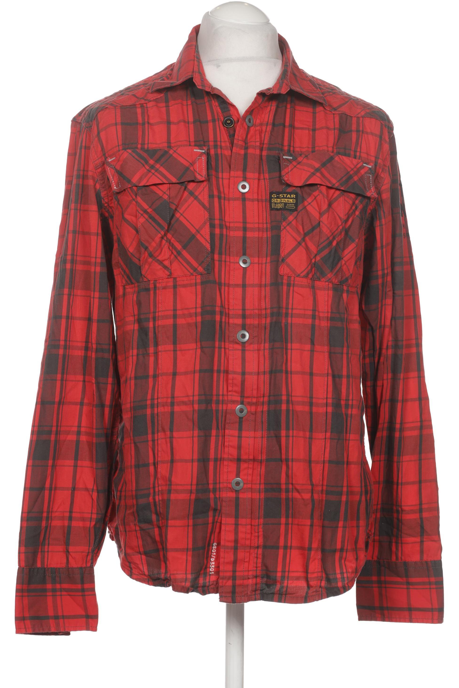 

G Star RAW Herren Hemd, rot, Gr. 54