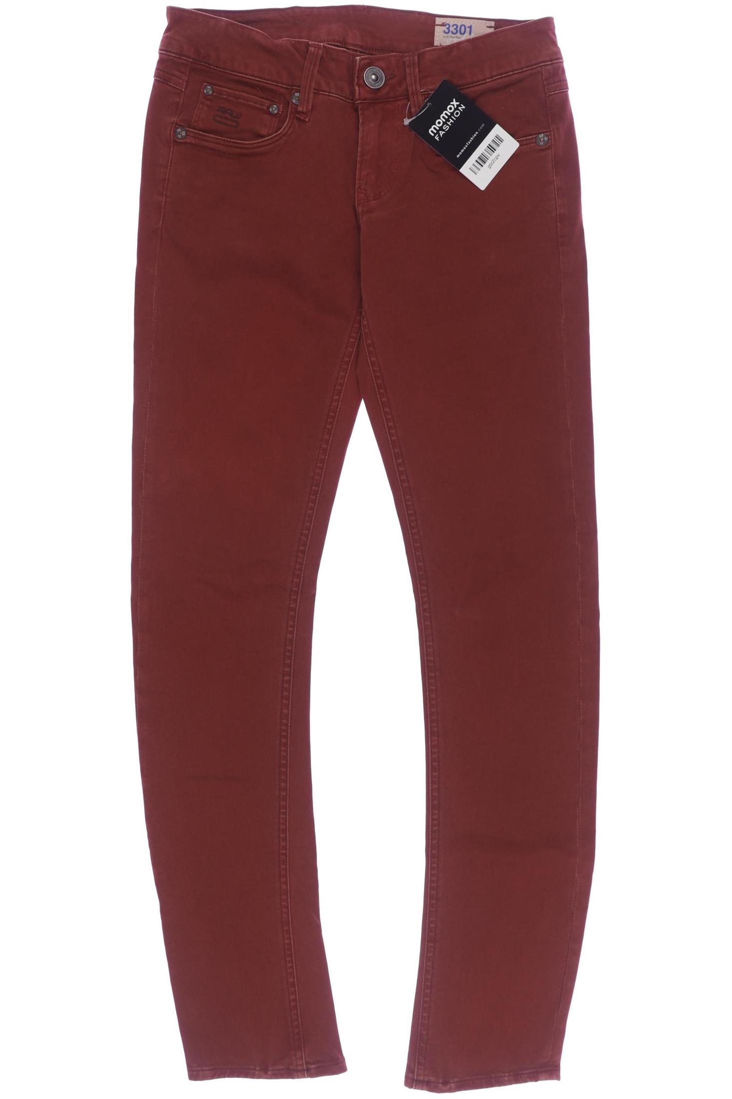 

G Star RAW Damen Jeans, rot, Gr. 25
