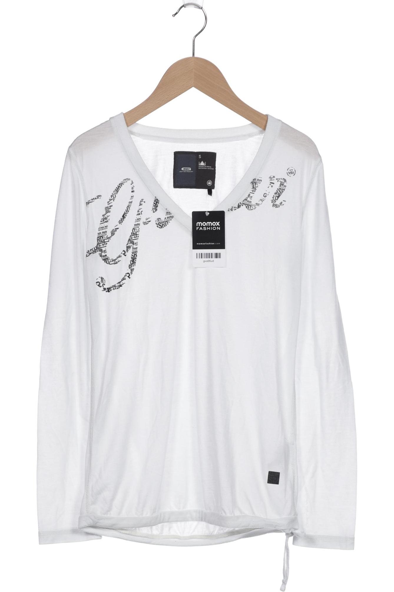 

G-STAR RAW Damen Langarmshirt, weiß