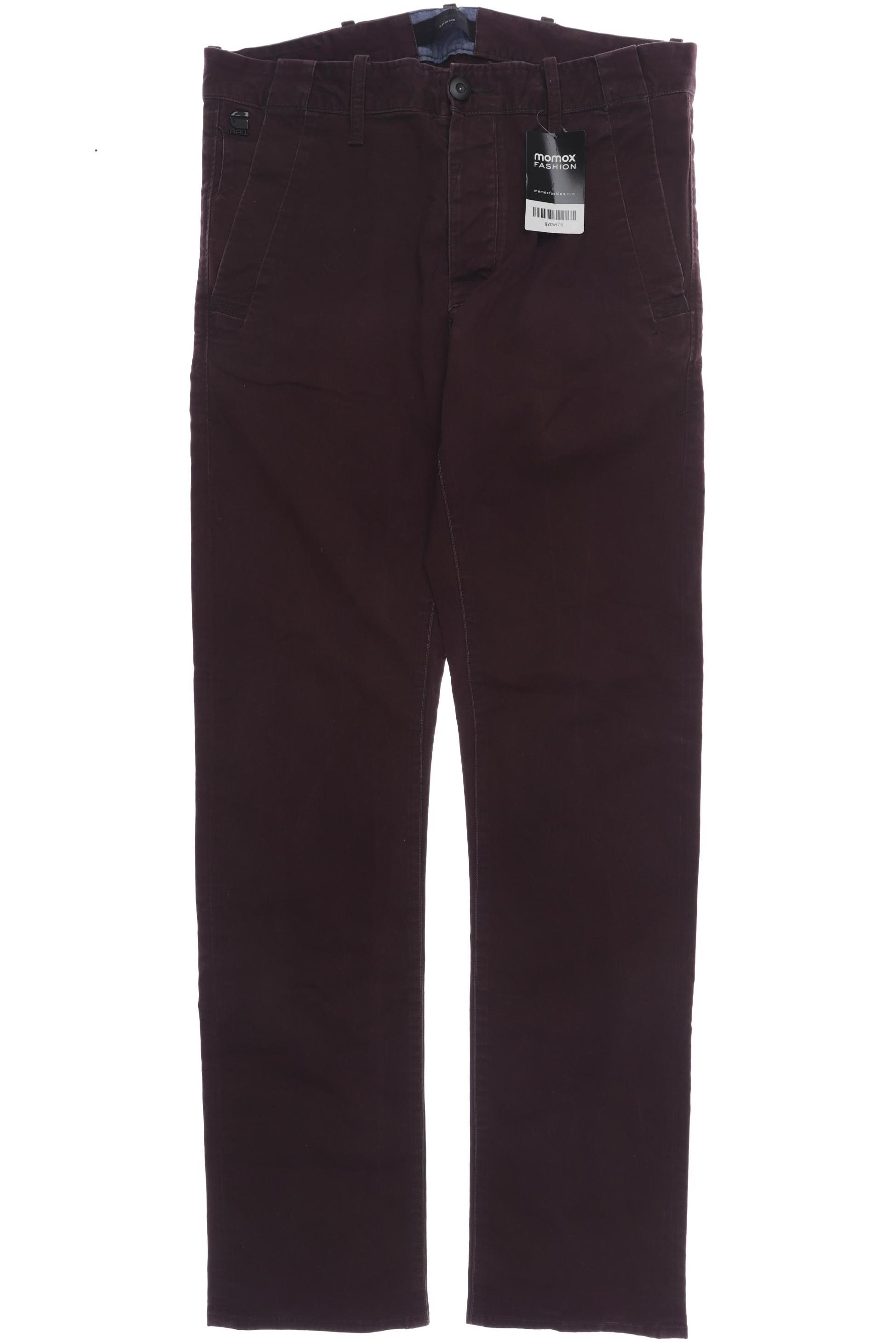 

G Star RAW Herren Stoffhose, bordeaux, Gr. 34