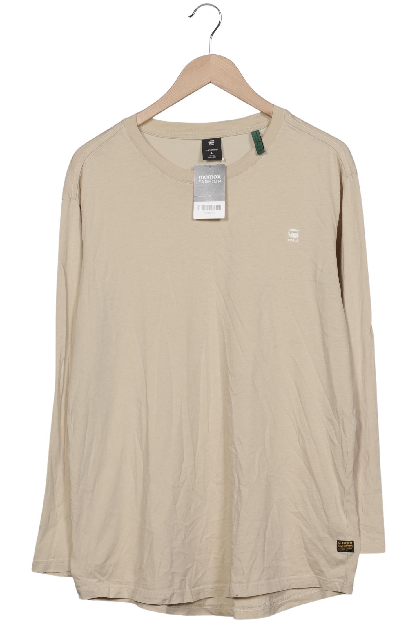 

G Star RAW Herren Langarmshirt, beige, Gr. 52