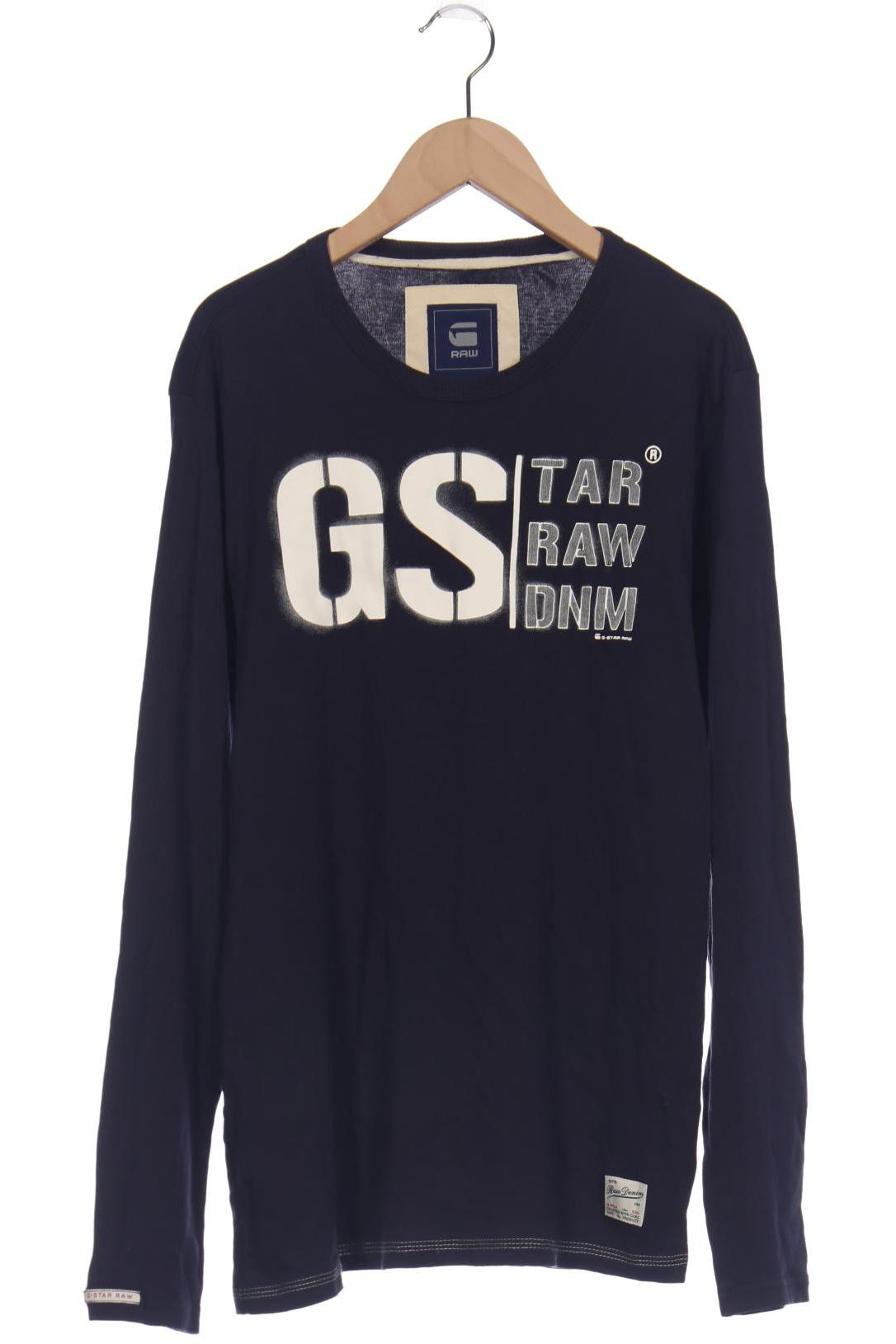 

G-STAR RAW Herren Langarmshirt, marineblau