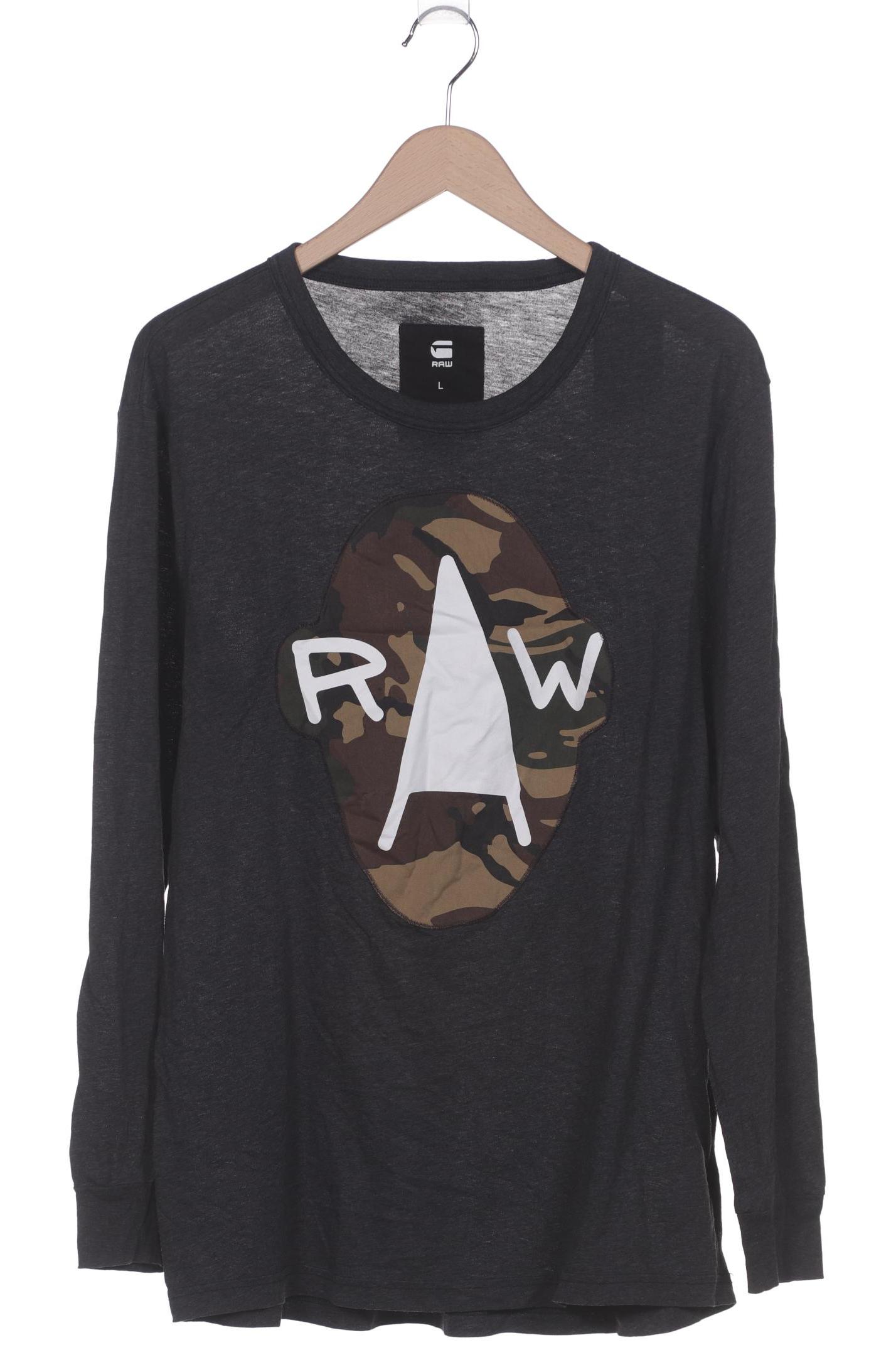 

G-Star RAW Herren Langarmshirt, grau, Gr. 52