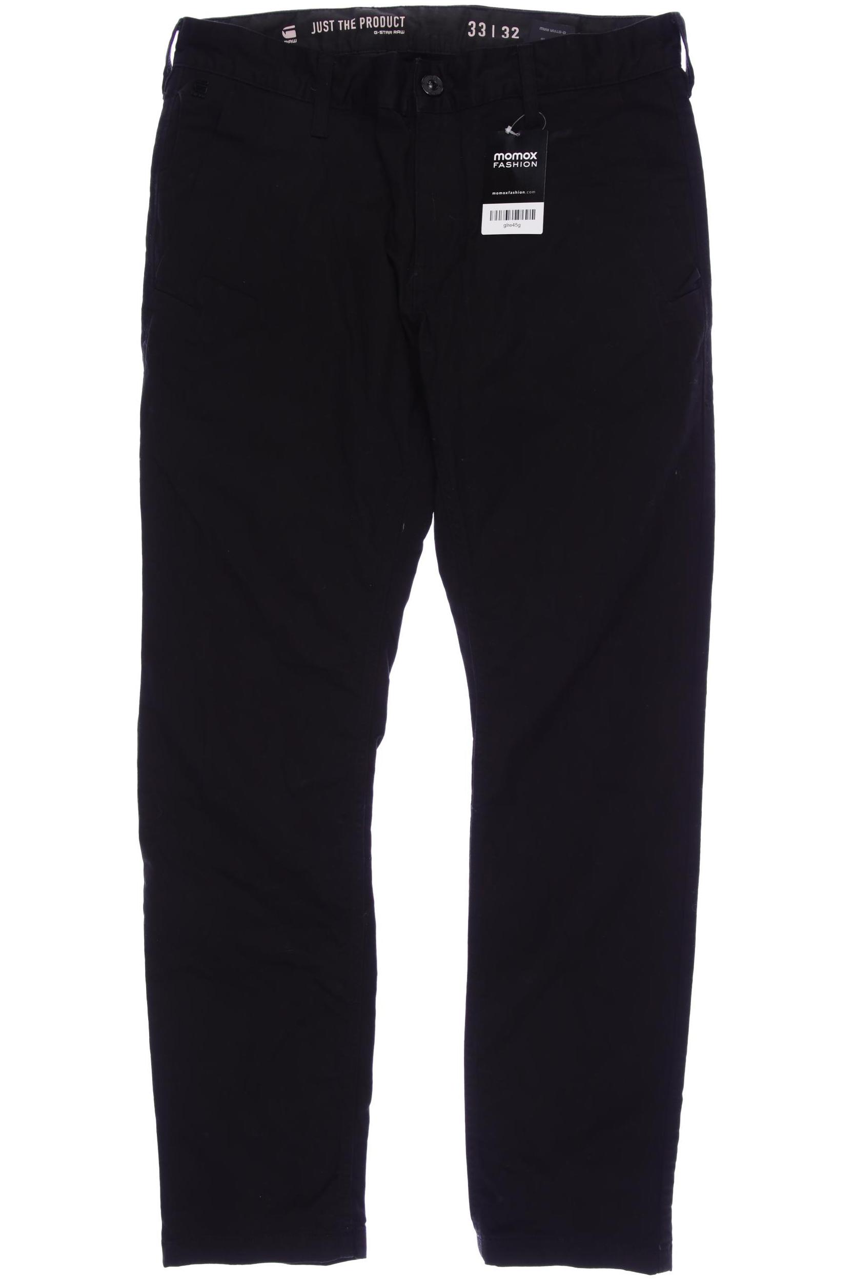 

G STAR RAW Herren Stoffhose, schwarz