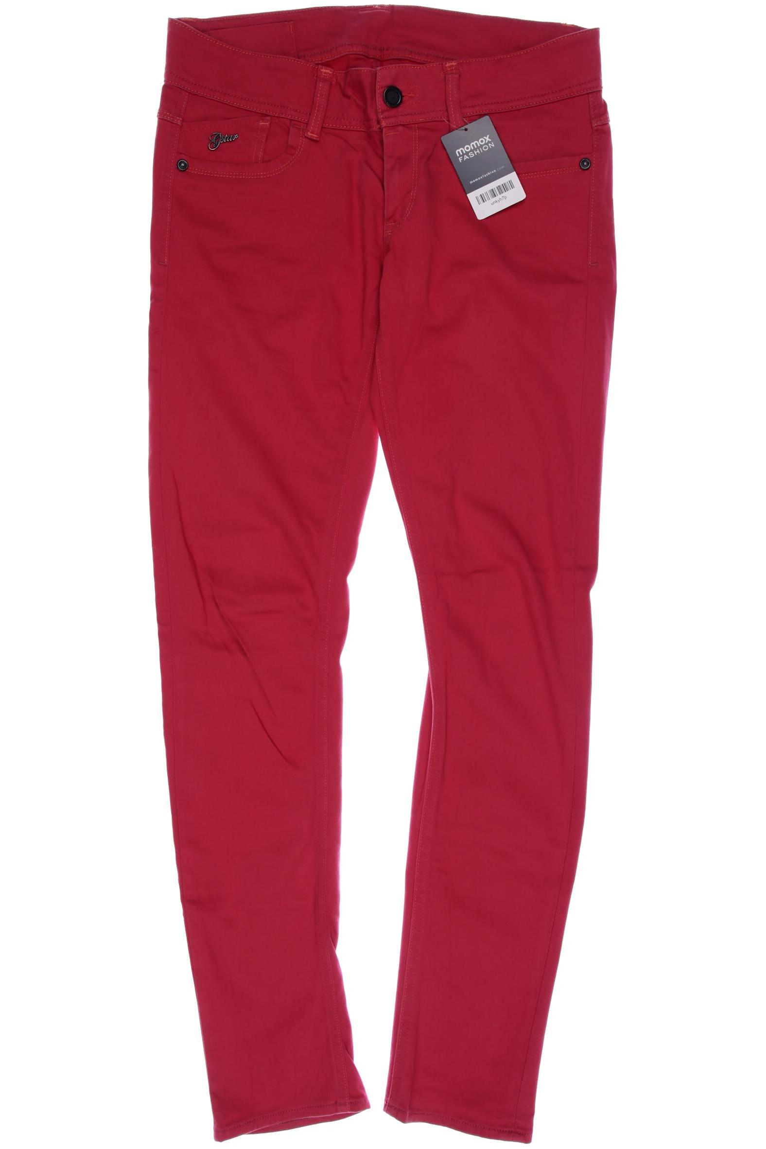 

G STAR RAW Damen Stoffhose, rot