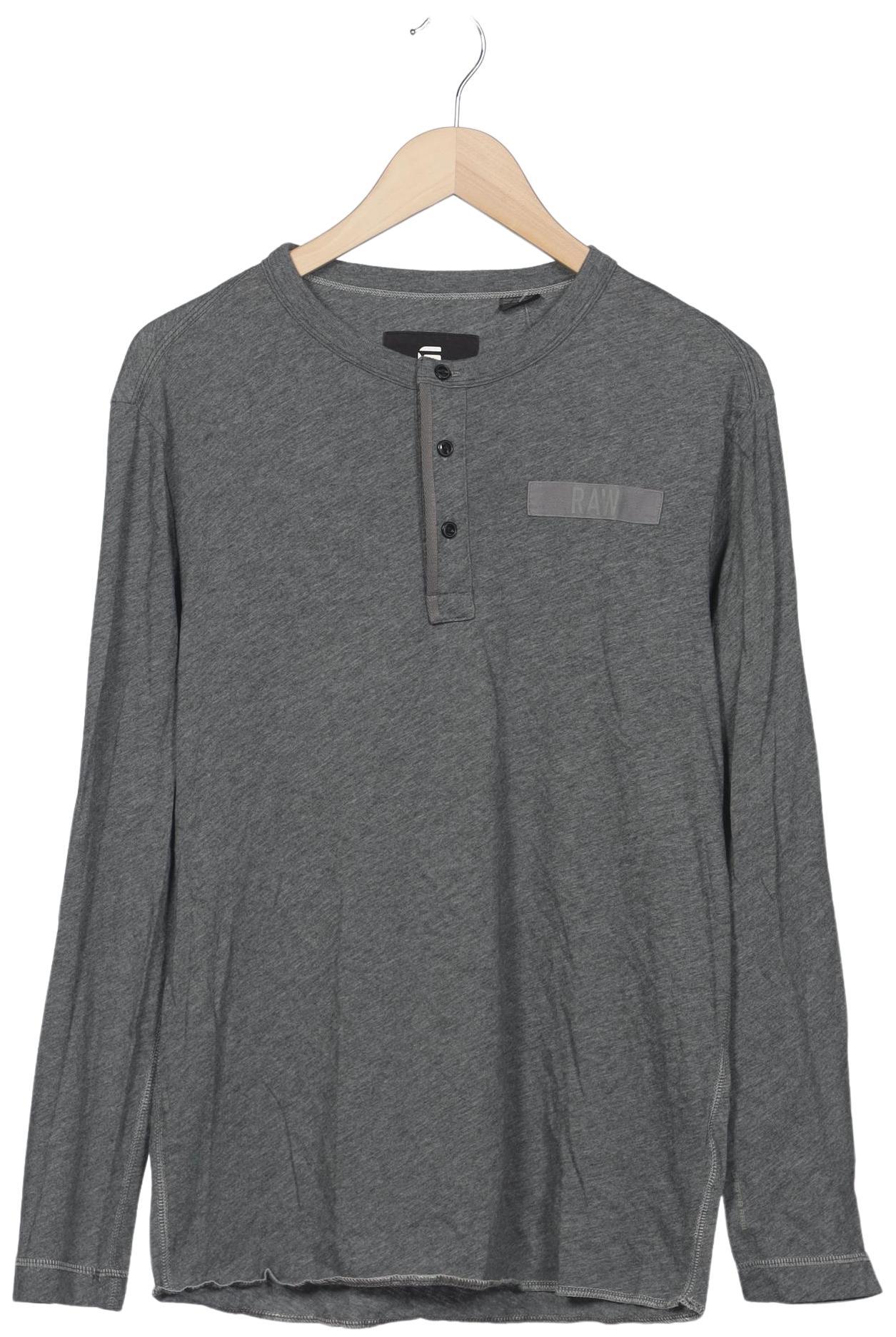 

G Star RAW Herren Langarmshirt, grau, Gr. 46