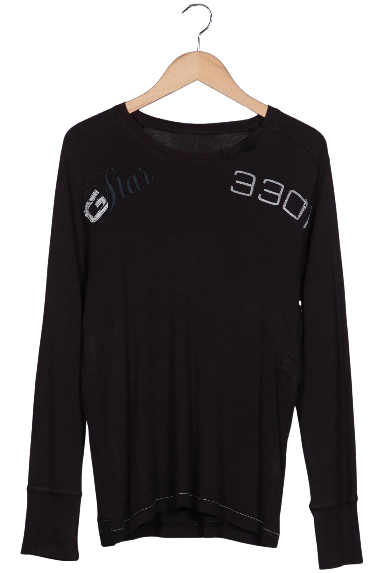 

G Star RAW Herren Langarmshirt, schwarz, Gr. 52