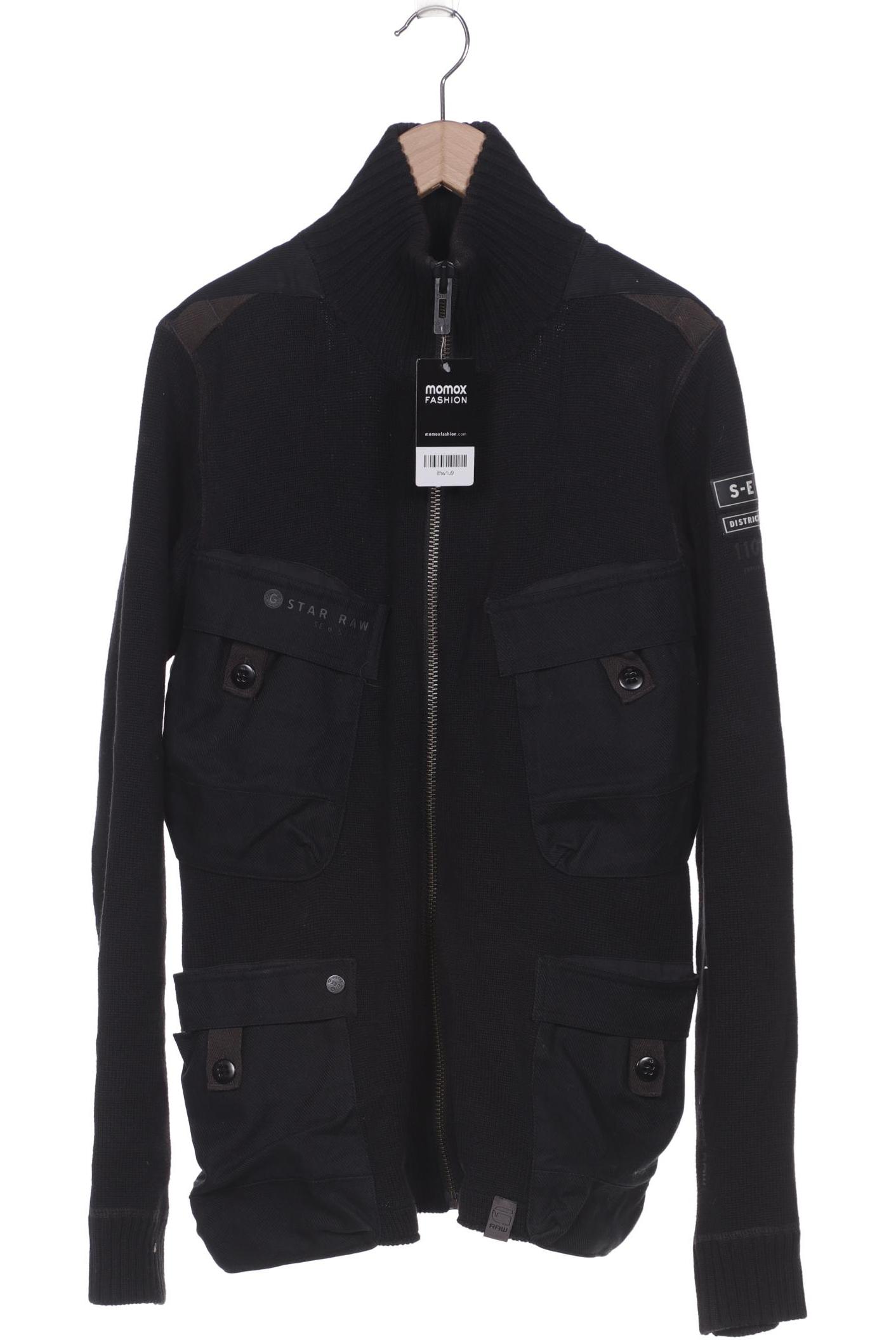 

G STAR RAW Herren Strickjacke, schwarz