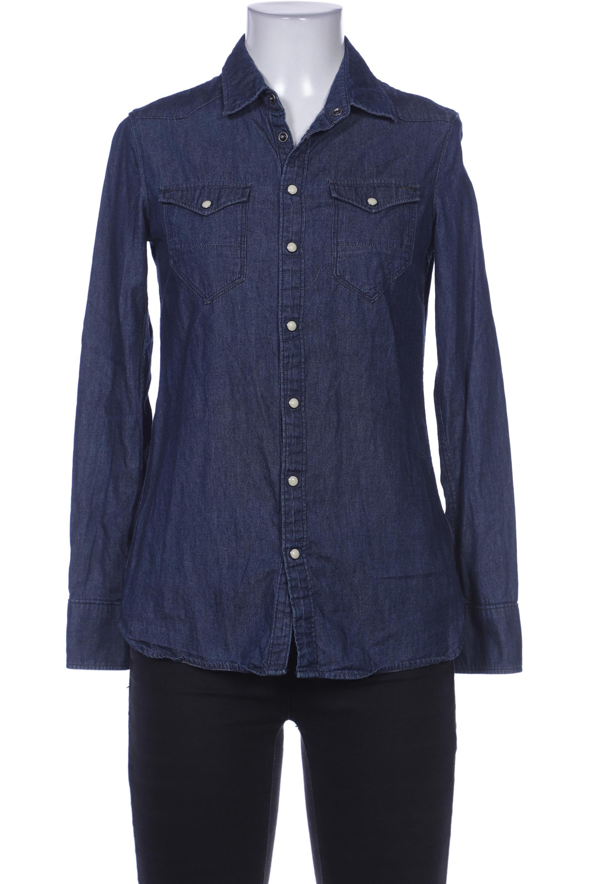 

G Star RAW Damen Bluse, blau, Gr. 34