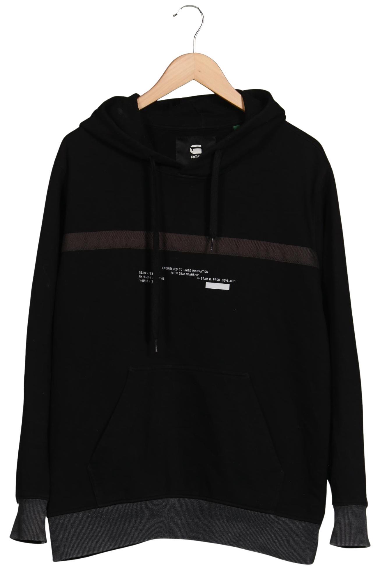 

G Star RAW Herren Kapuzenpullover, schwarz, Gr. 54