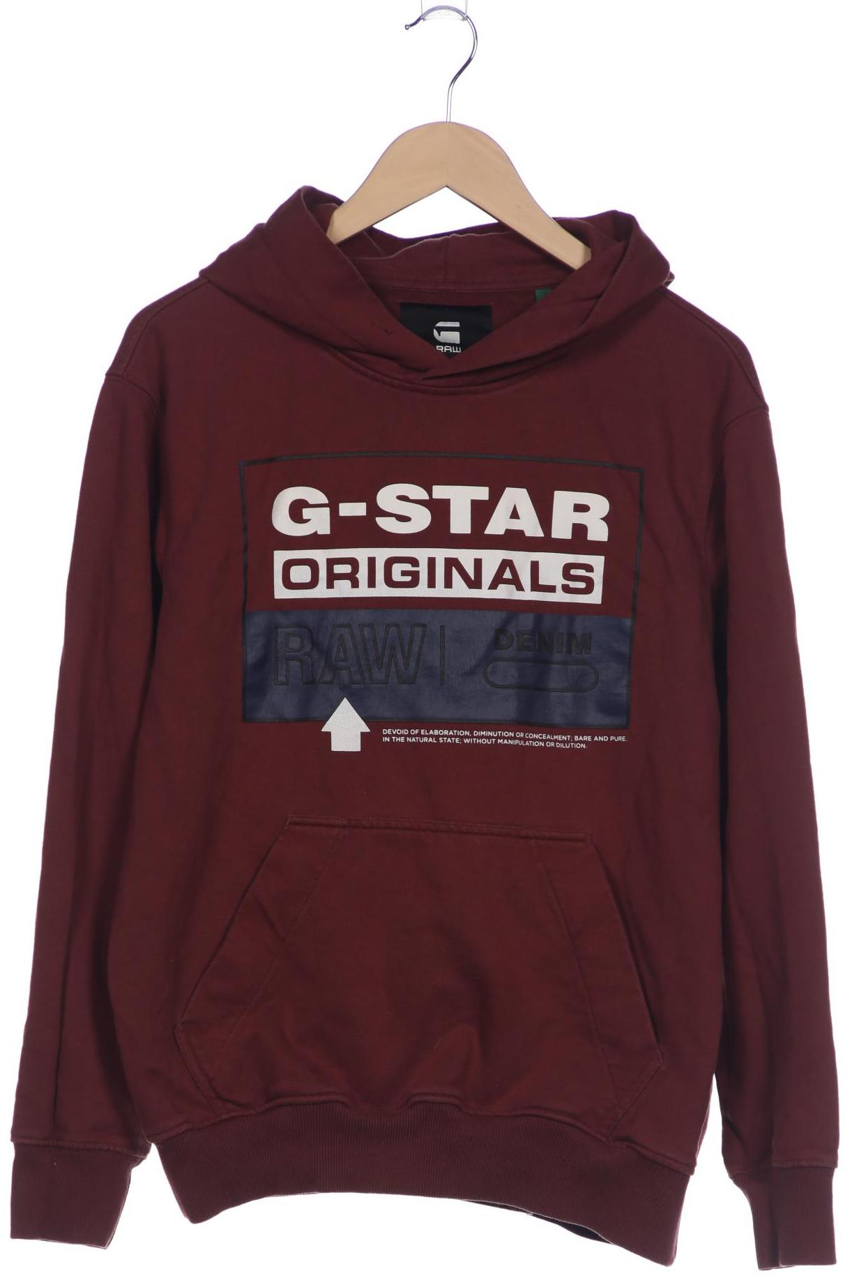 

G Star RAW Herren Kapuzenpullover, bordeaux, Gr. 54