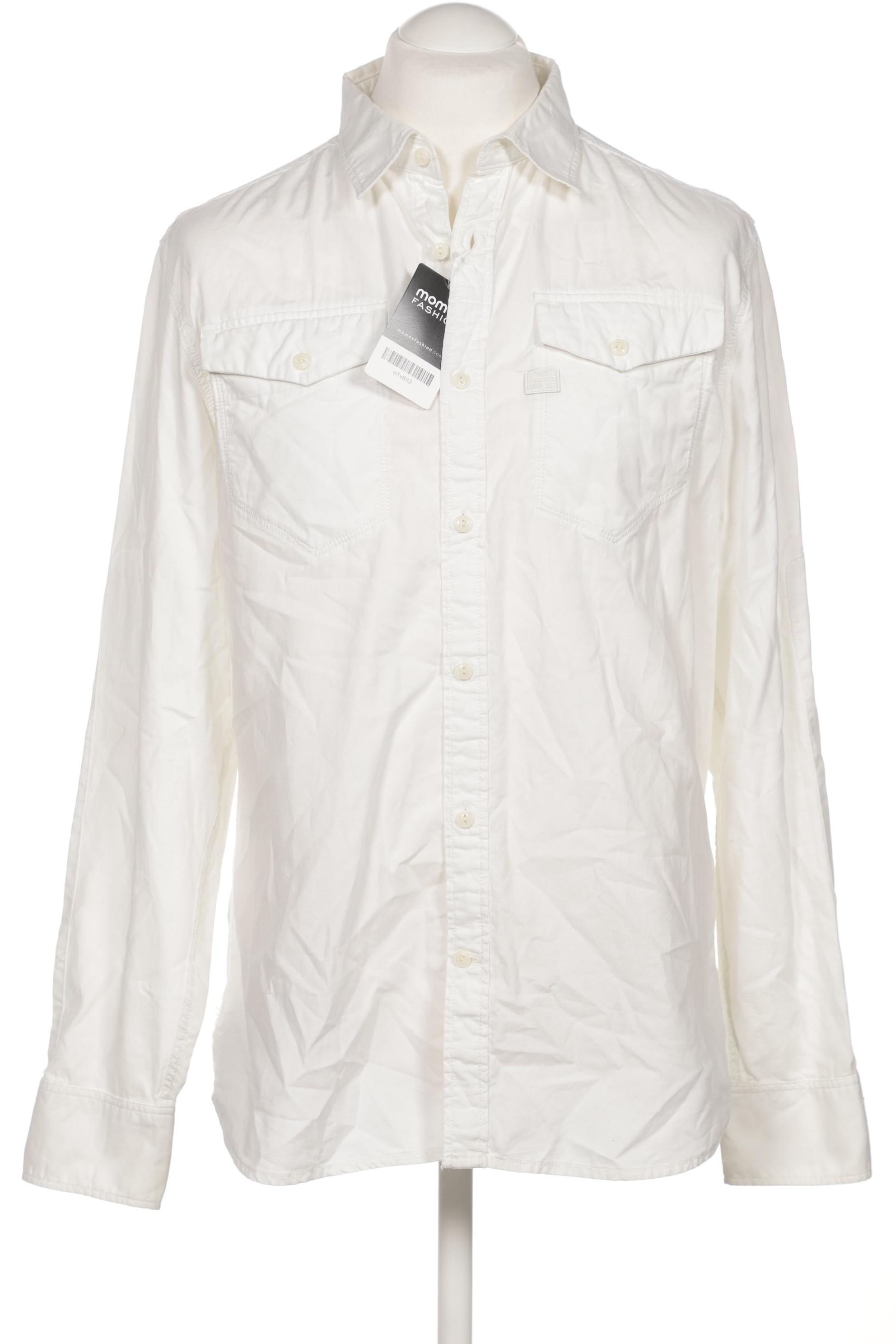 

G Star RAW Herren Hemd, weiß, Gr. 54