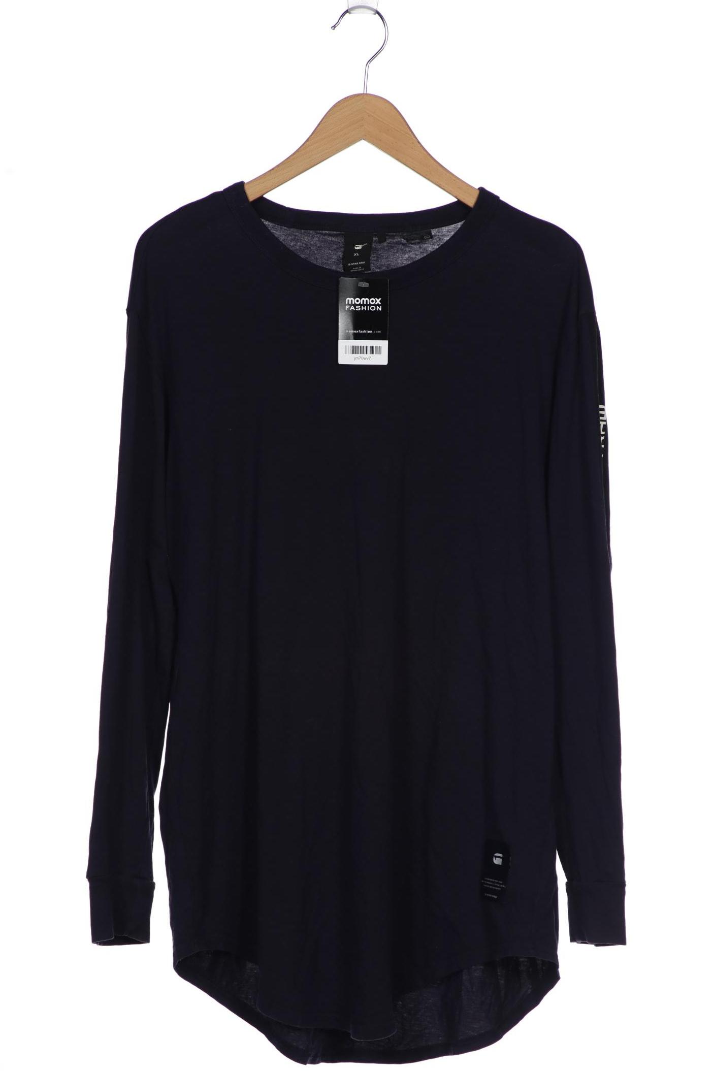 

G STAR RAW Herren Langarmshirt, marineblau