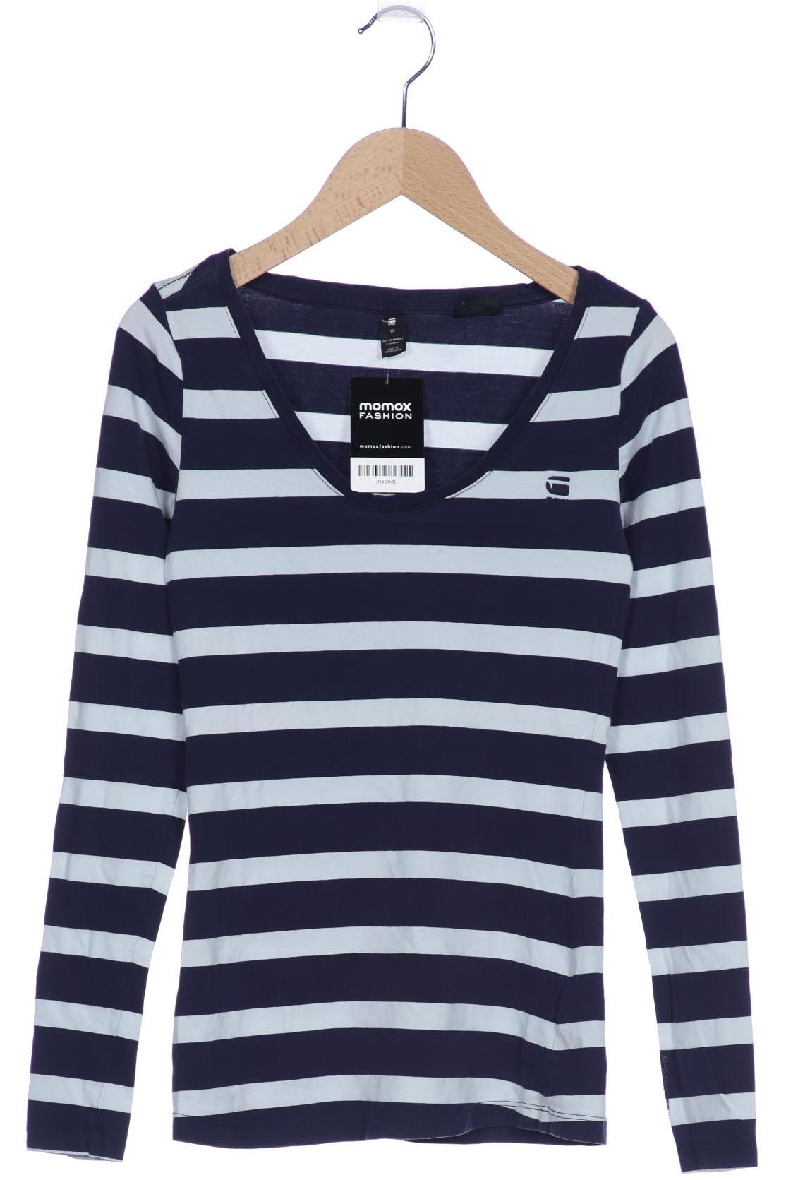 

G STAR RAW Damen Langarmshirt, marineblau