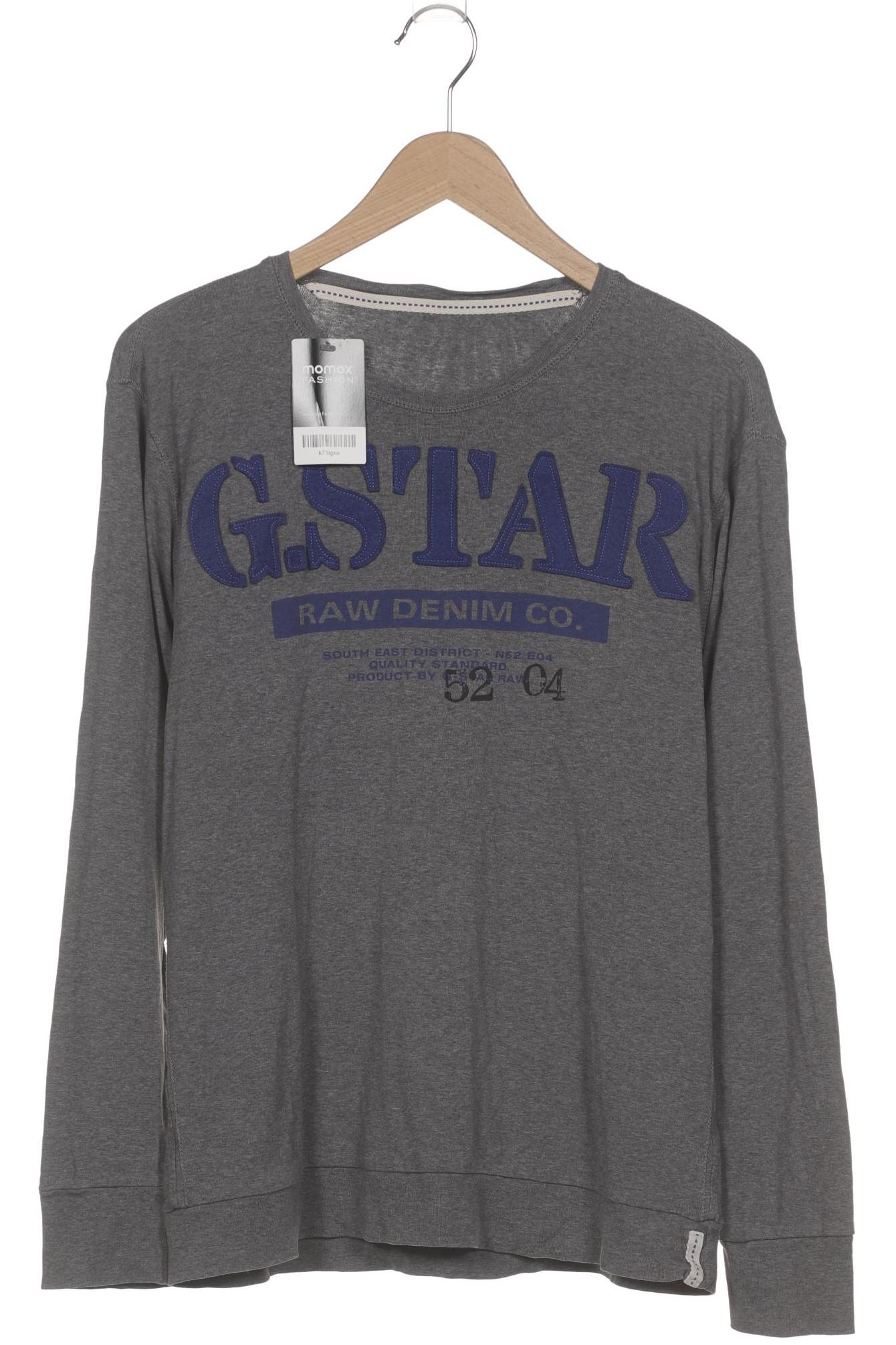 

G Star RAW Herren Langarmshirt, grau, Gr. 54