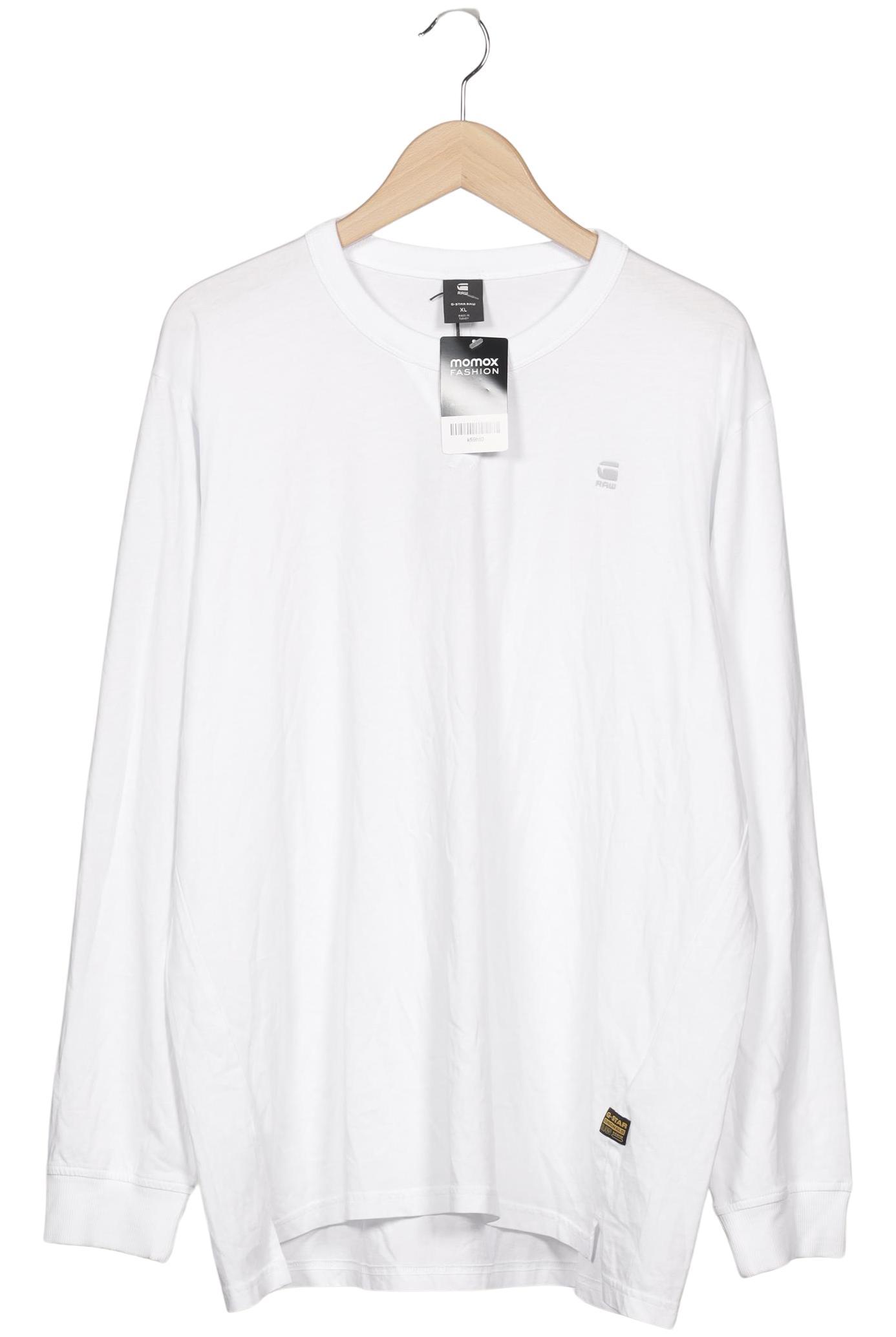

G Star RAW Herren Langarmshirt, weiß, Gr. 54