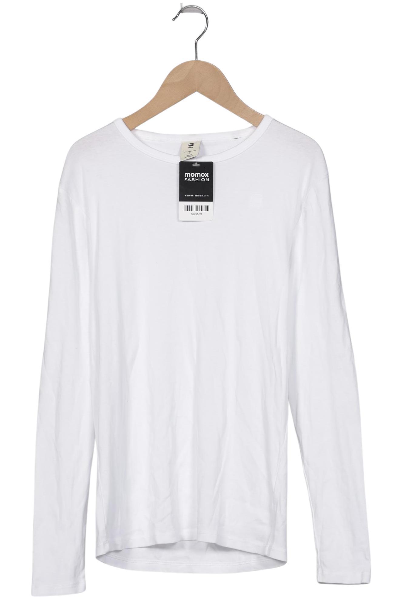 

G Star RAW Herren Langarmshirt, weiß, Gr. 46