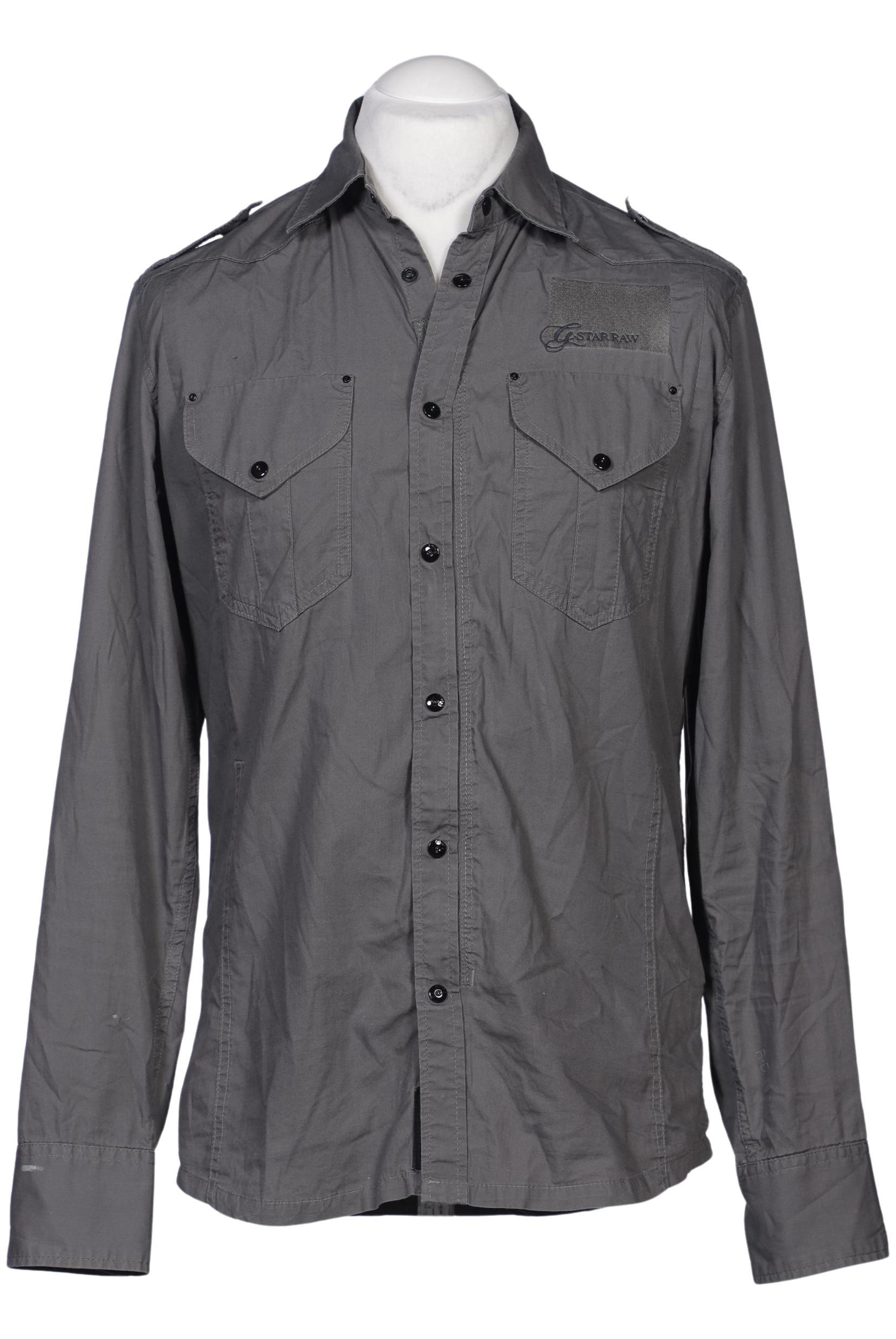

G Star RAW Herren Hemd, grau, Gr. 52