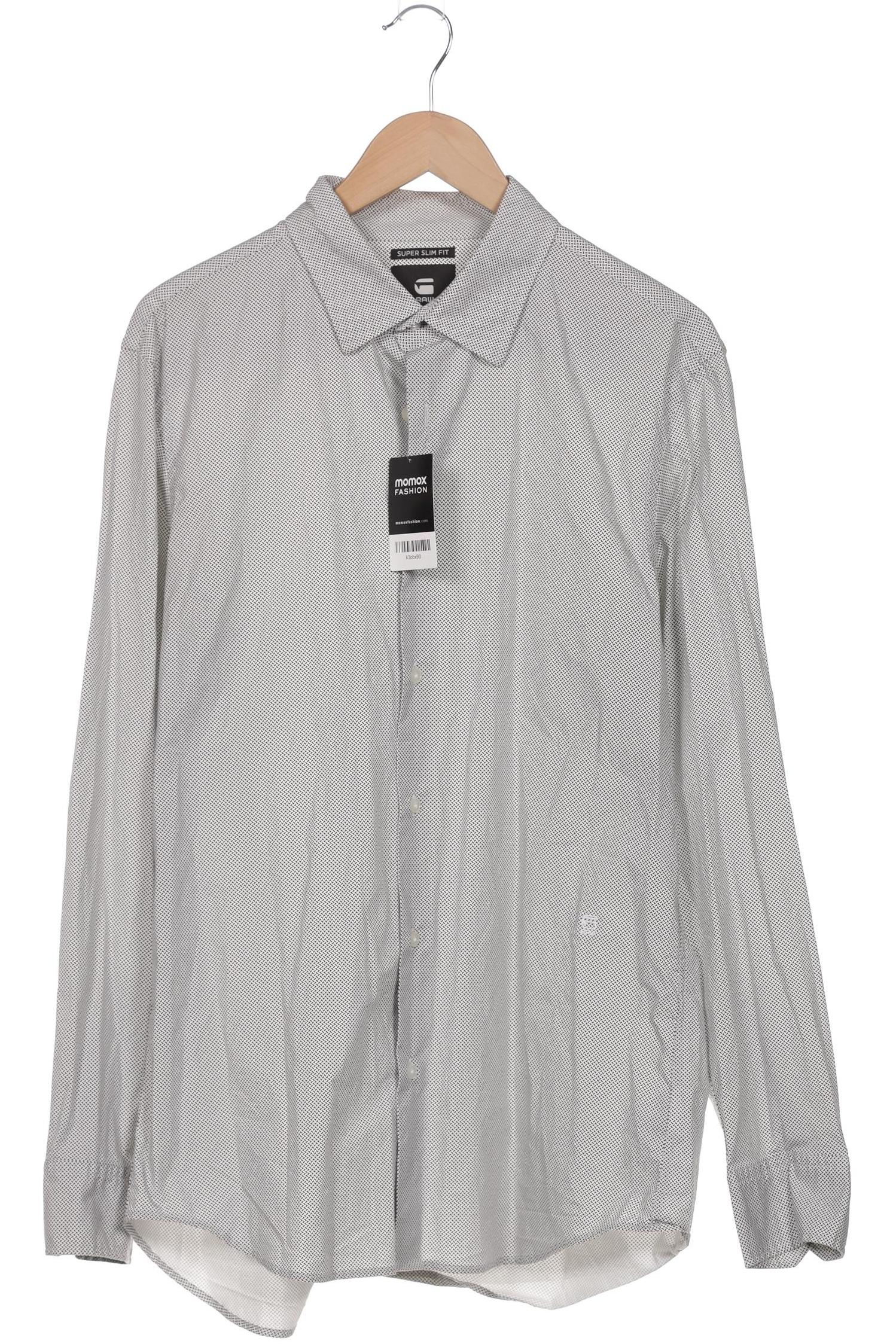 

G Star RAW Herren Hemd, weiß, Gr. 56