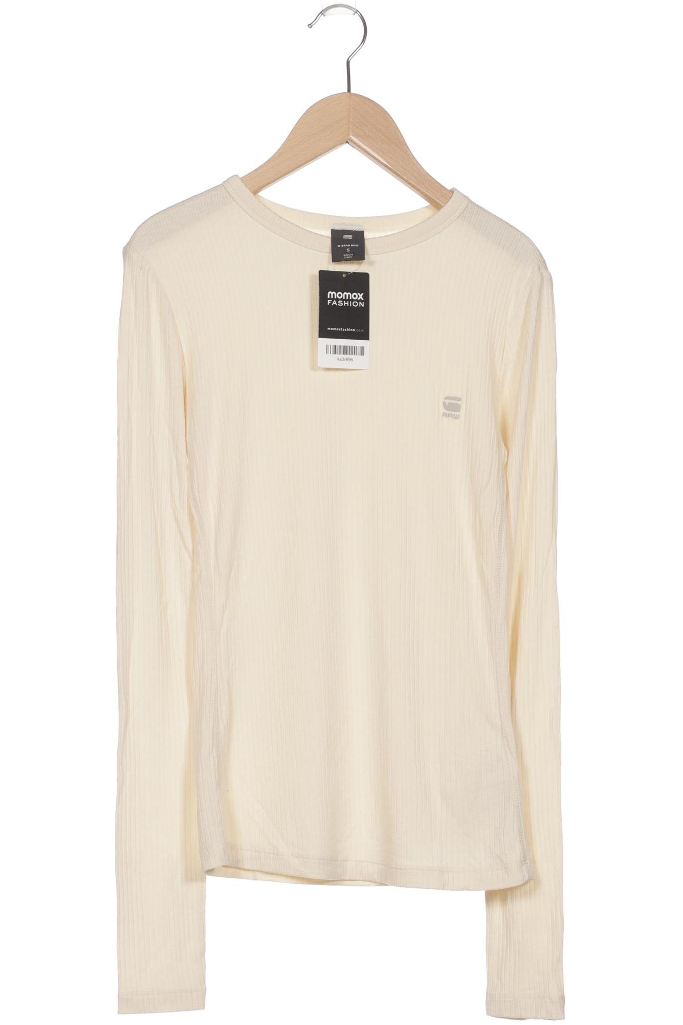 

G Star RAW Damen Langarmshirt, cremeweiß, Gr. 36