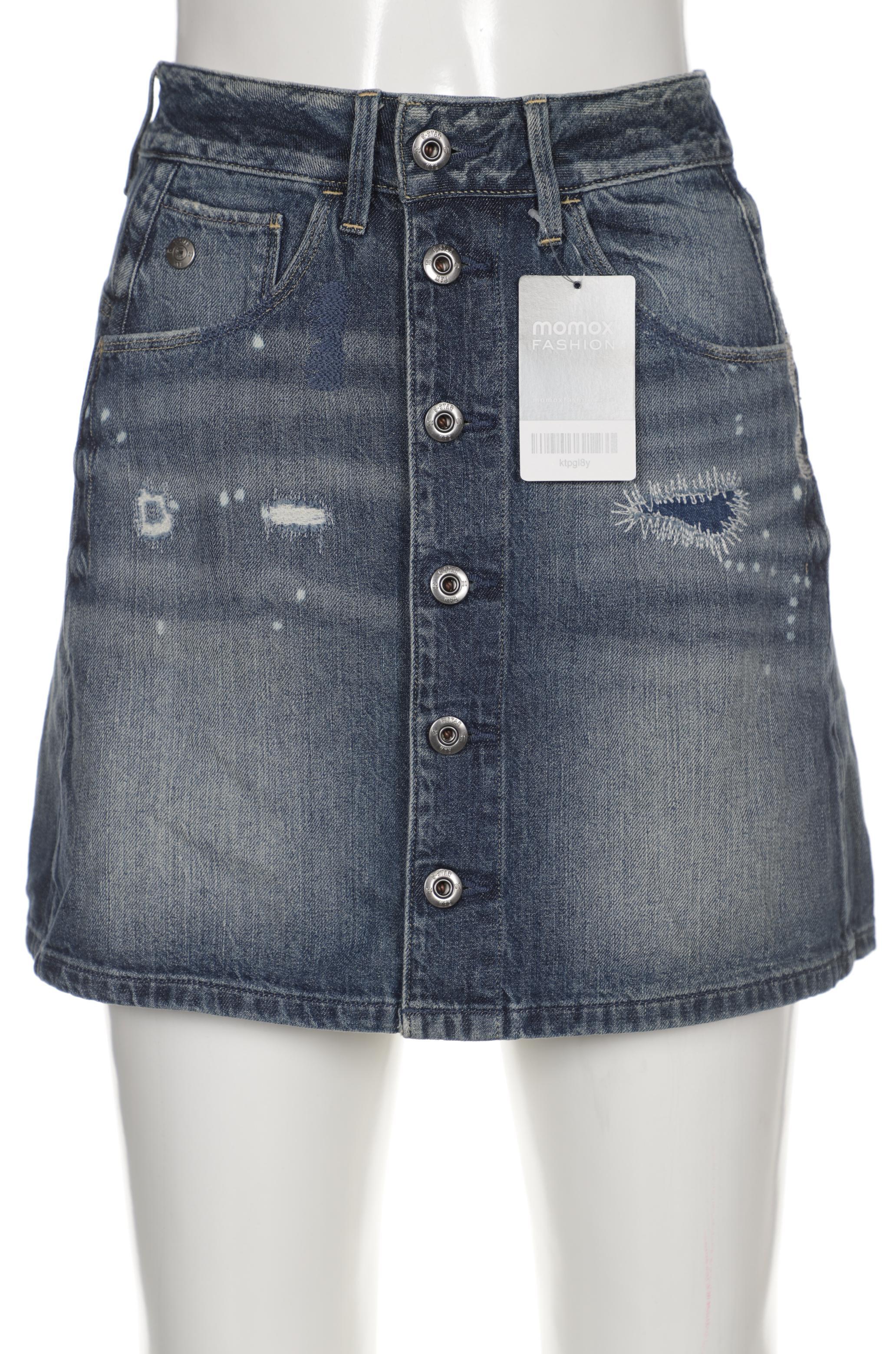 

G STAR RAW Damen Rock, blau