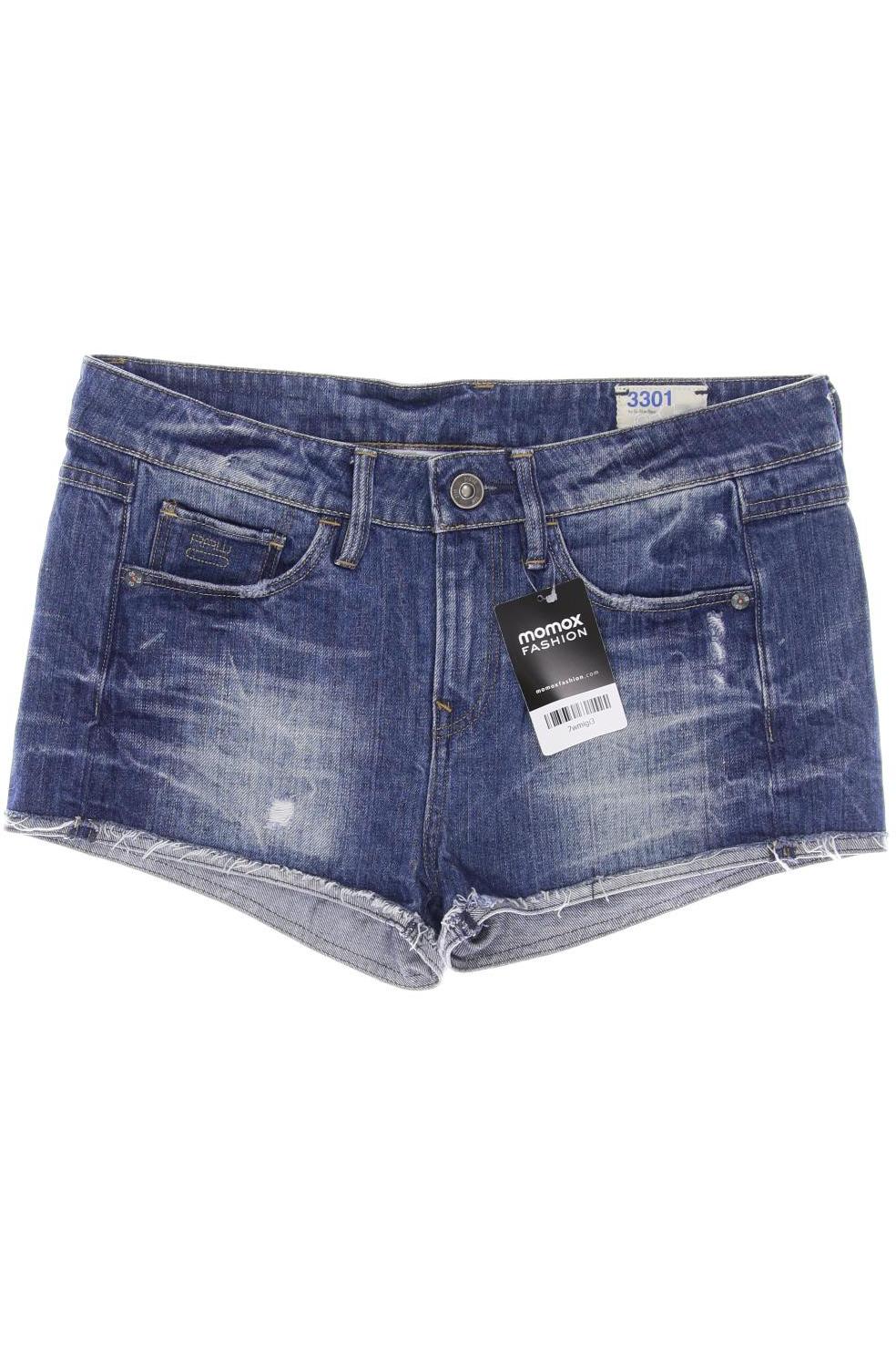 

G STAR RAW Damen Shorts, blau