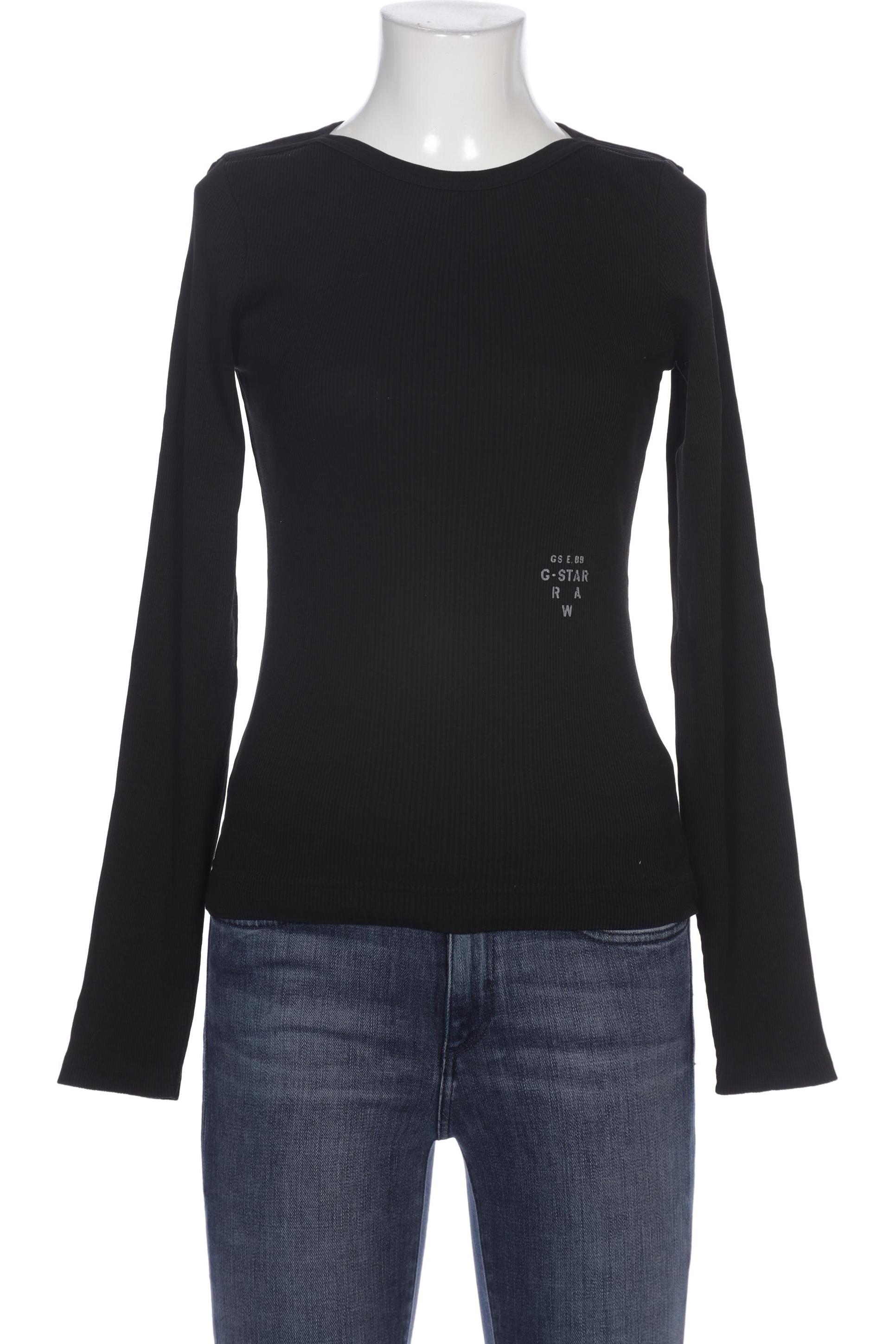 

G STAR RAW Damen Langarmshirt, schwarz