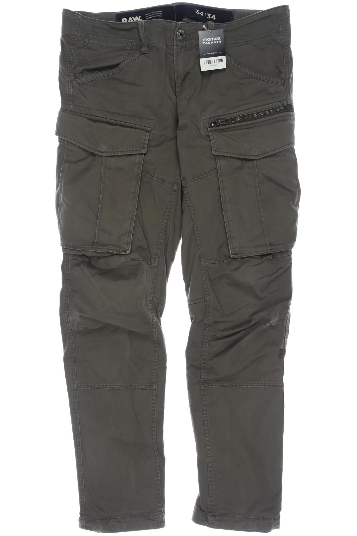 

G Star RAW Herren Stoffhose, grün, Gr. 34