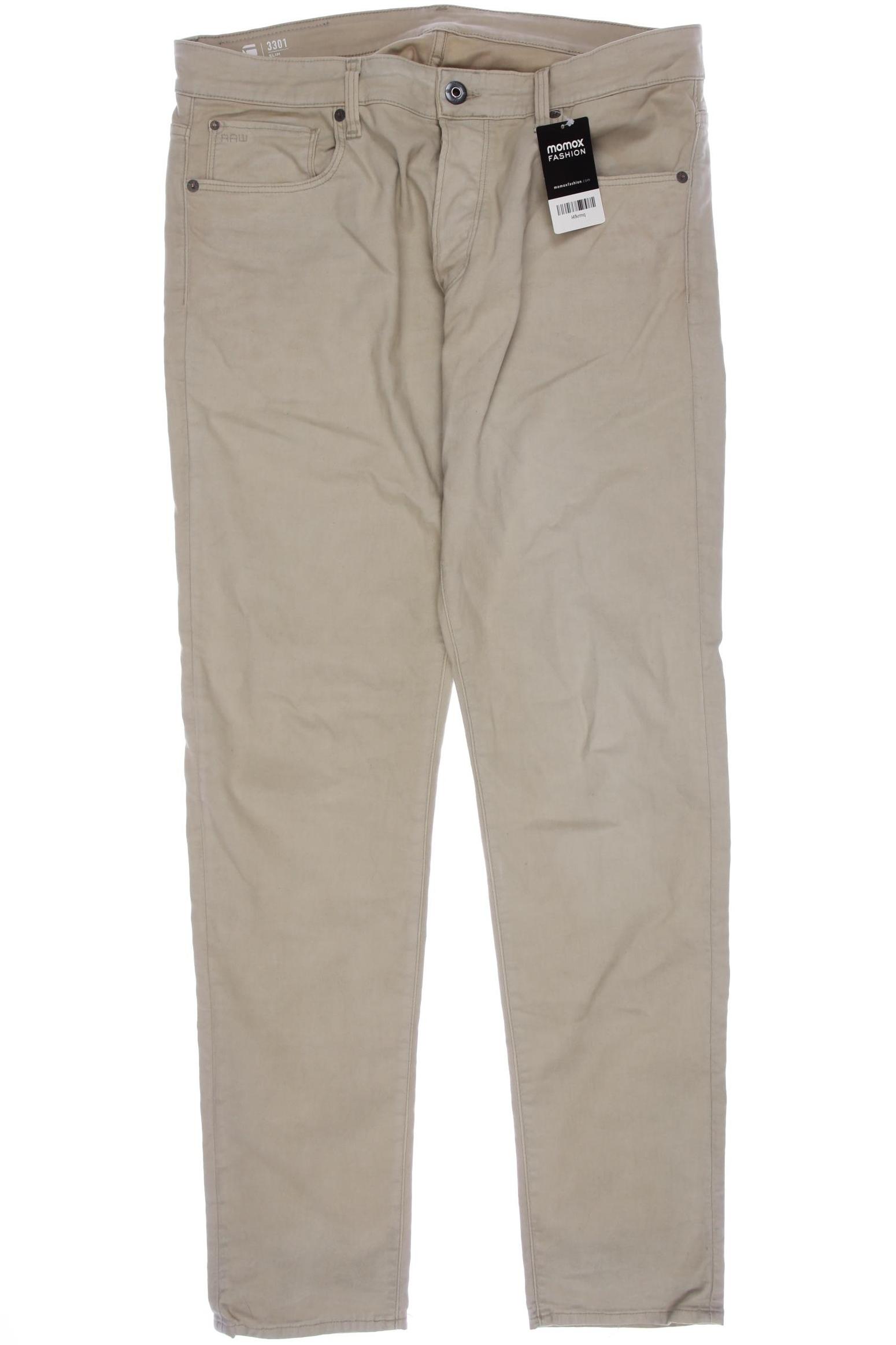 

G Star RAW Herren Stoffhose, beige, Gr. 36