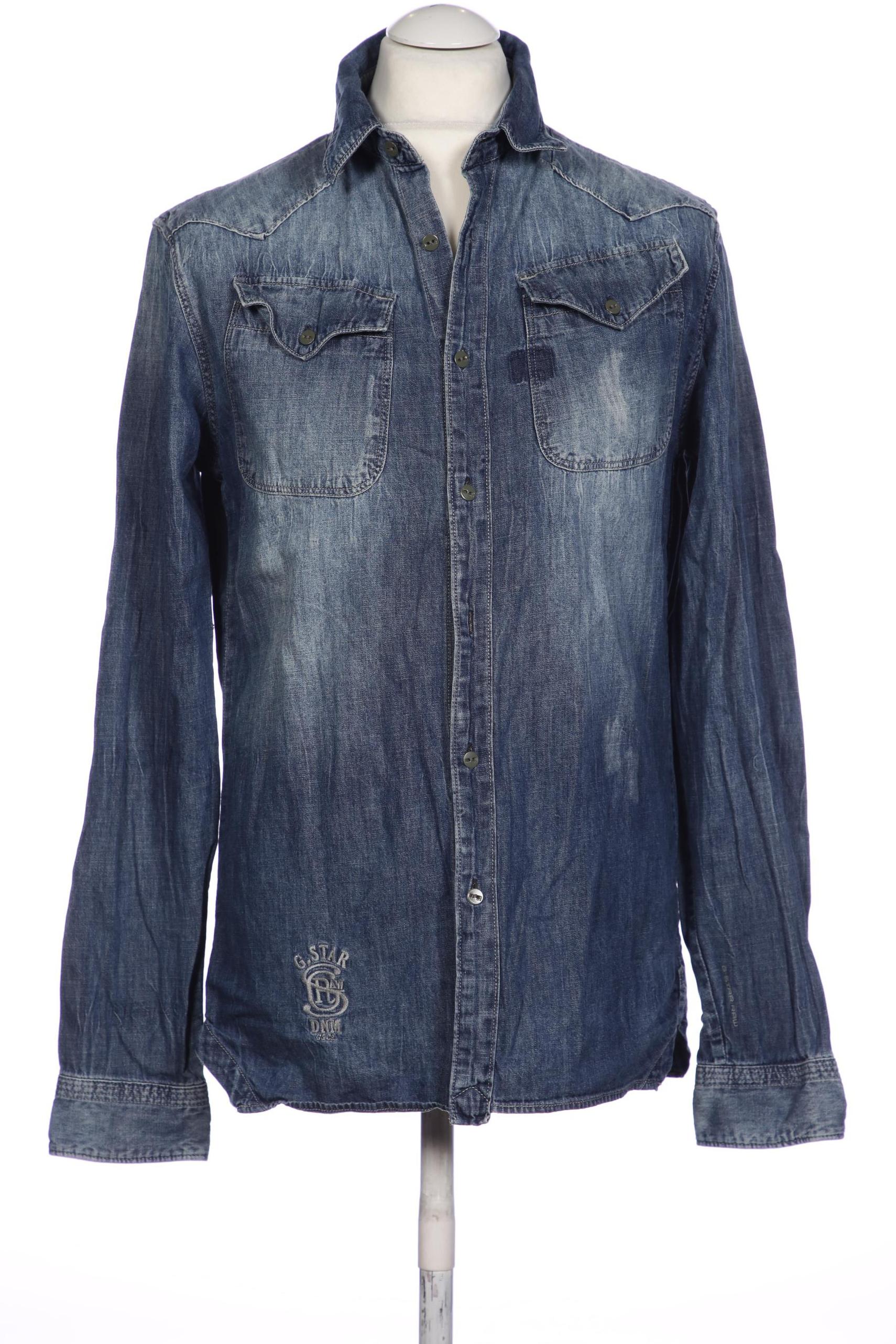 

G STAR RAW Herren Hemd, blau