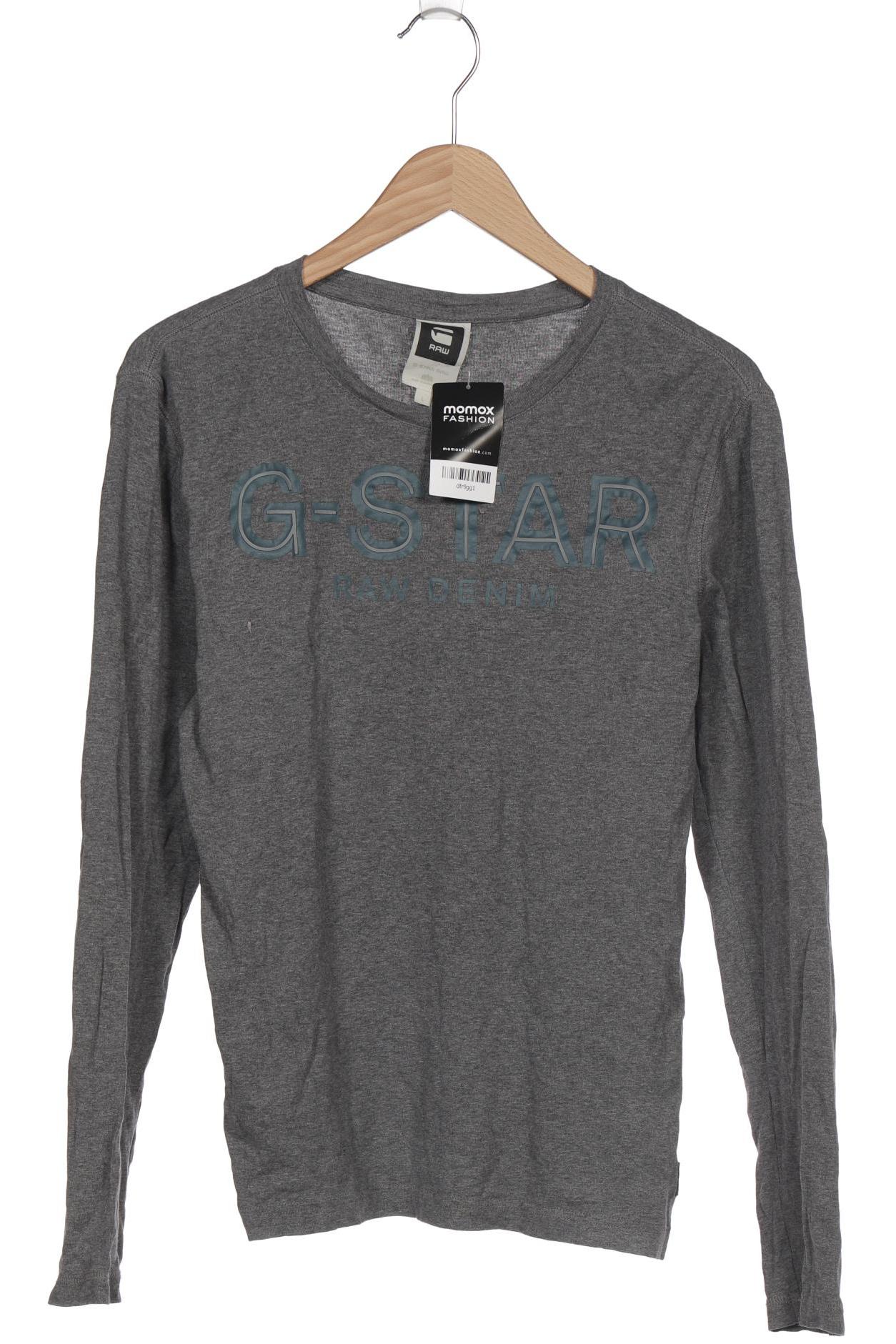

G STAR RAW Herren Langarmshirt, grau