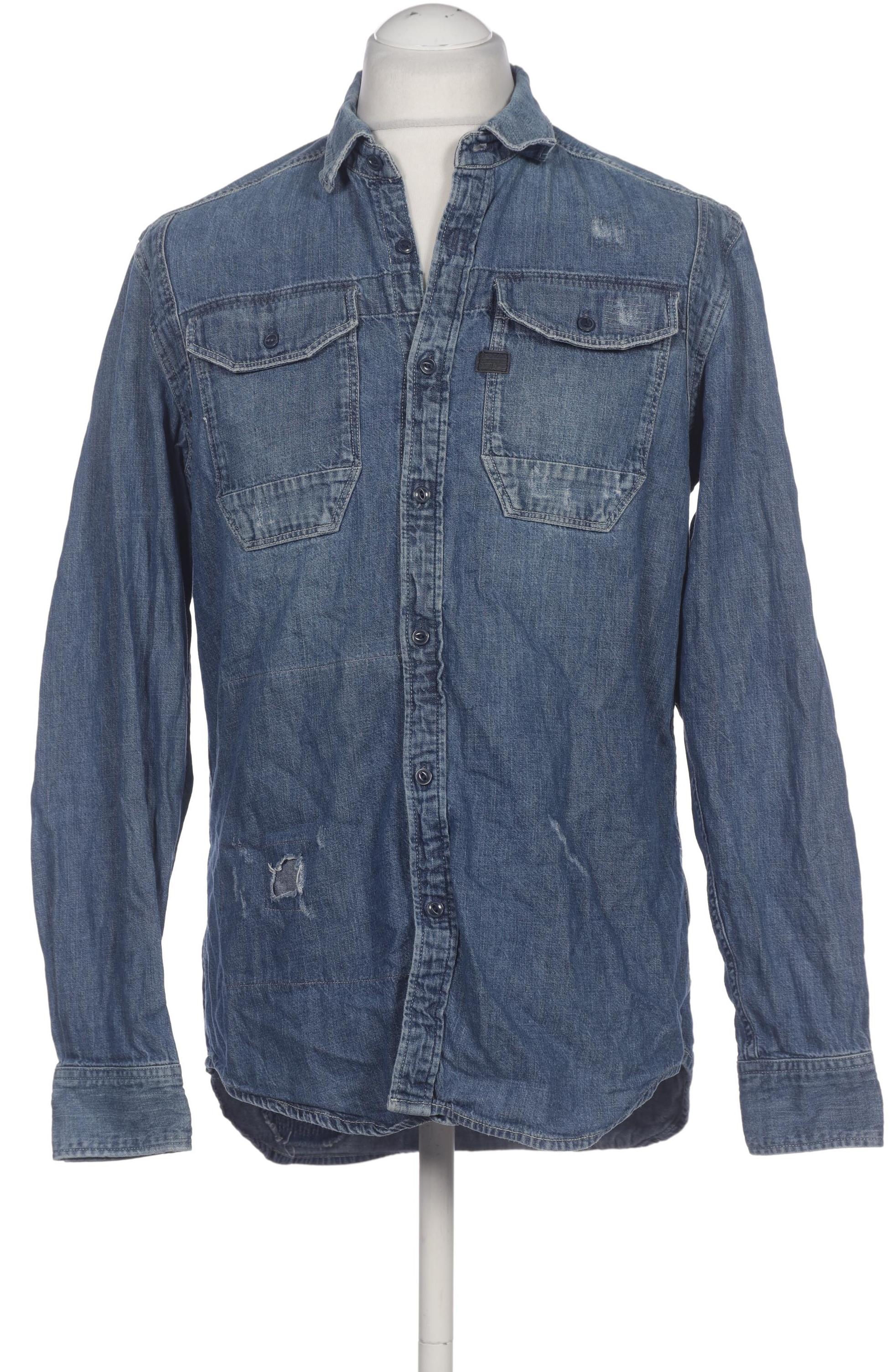 

G Star RAW Herren Hemd, blau, Gr. 52