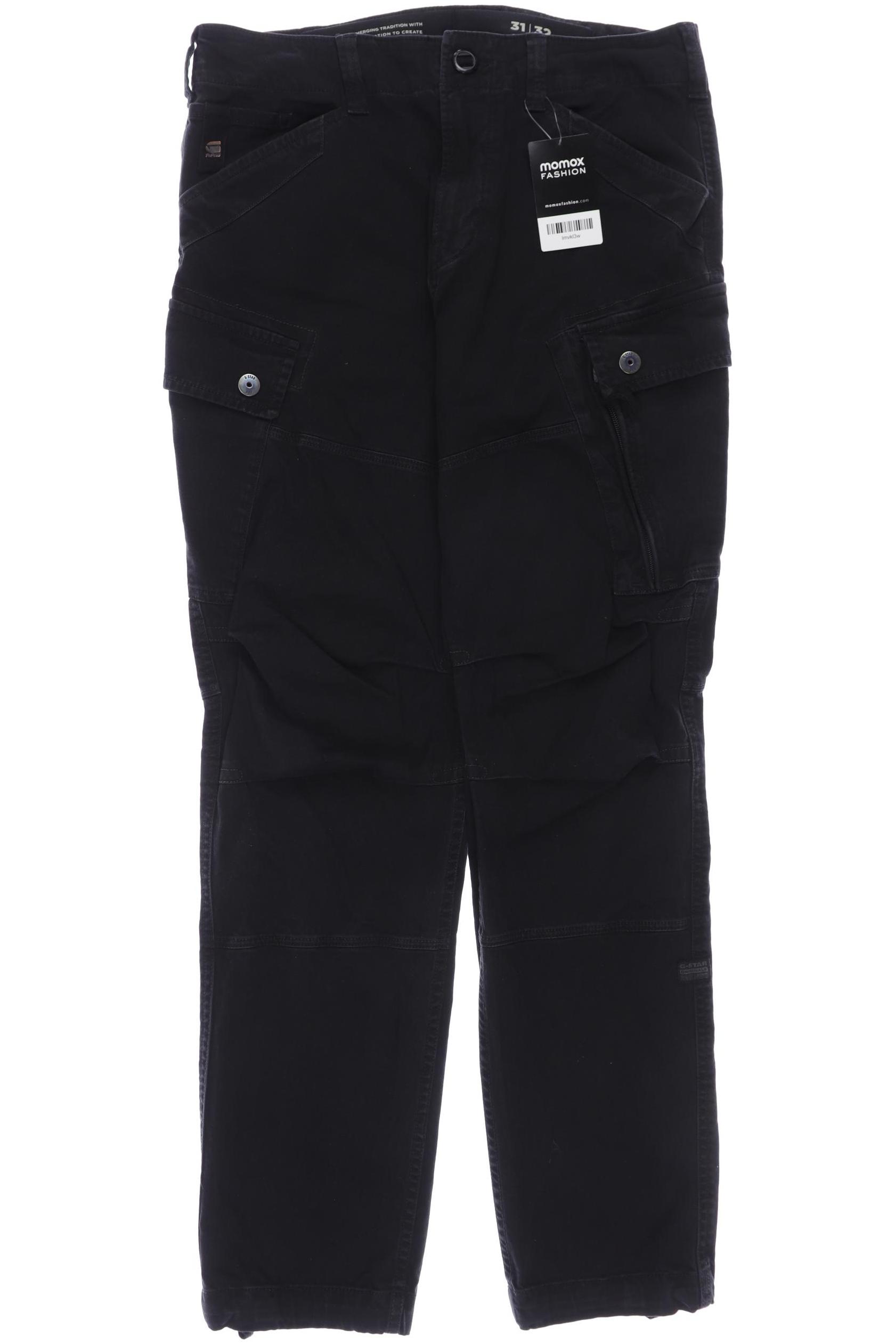 

G STAR RAW Herren Stoffhose, schwarz
