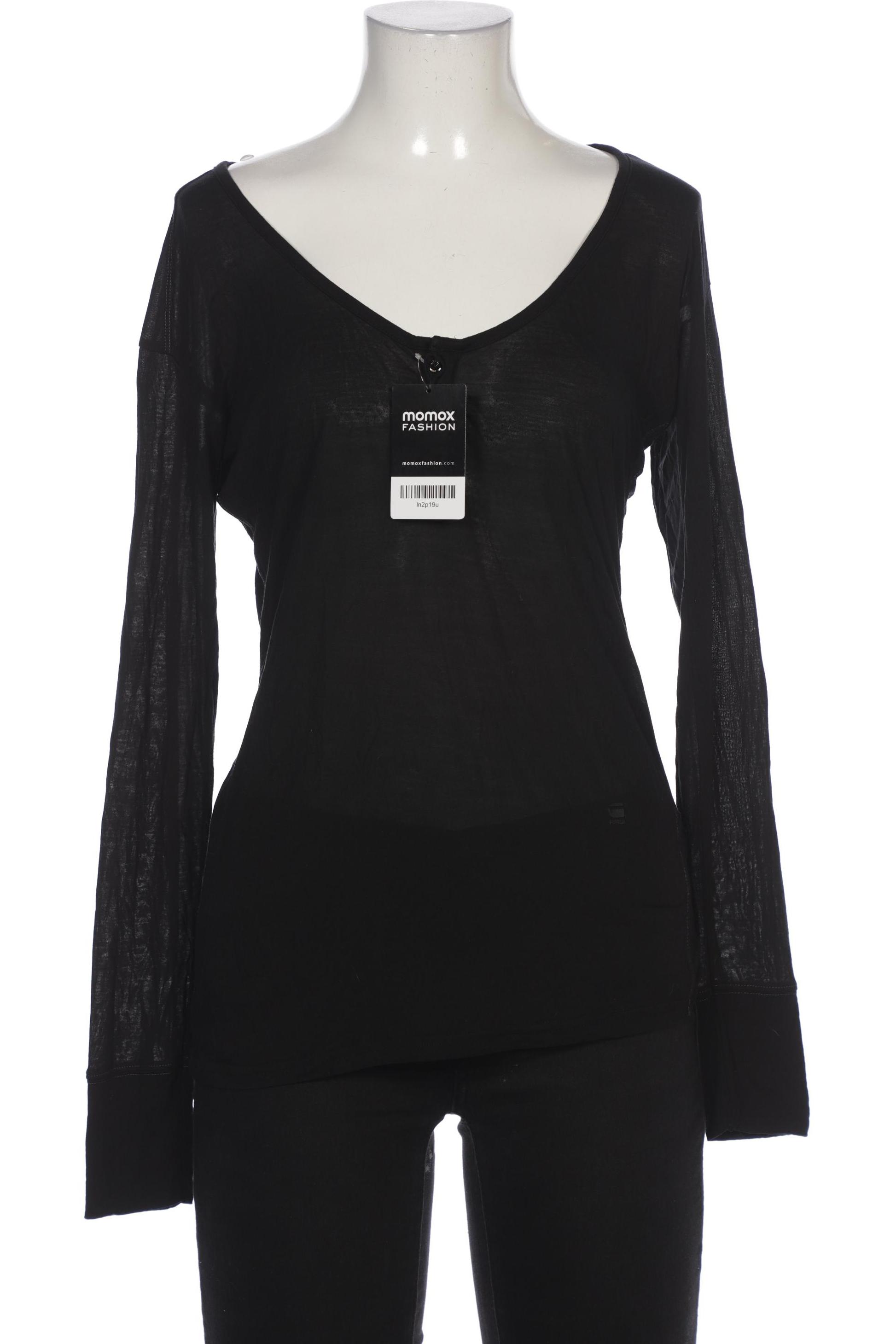 

G STAR RAW Damen Langarmshirt, schwarz