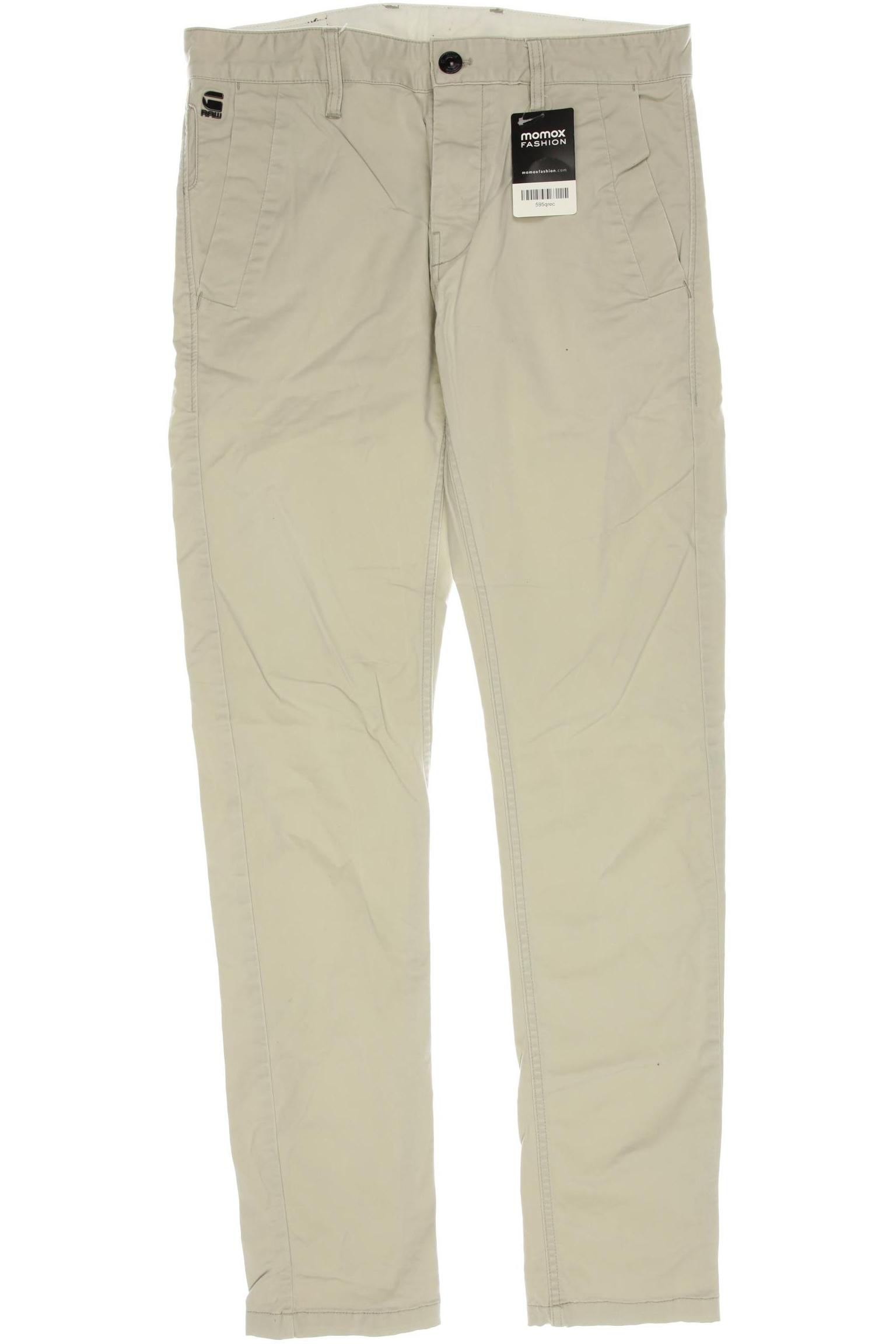 

G-STAR RAW Herren Stoffhose, cremeweiß