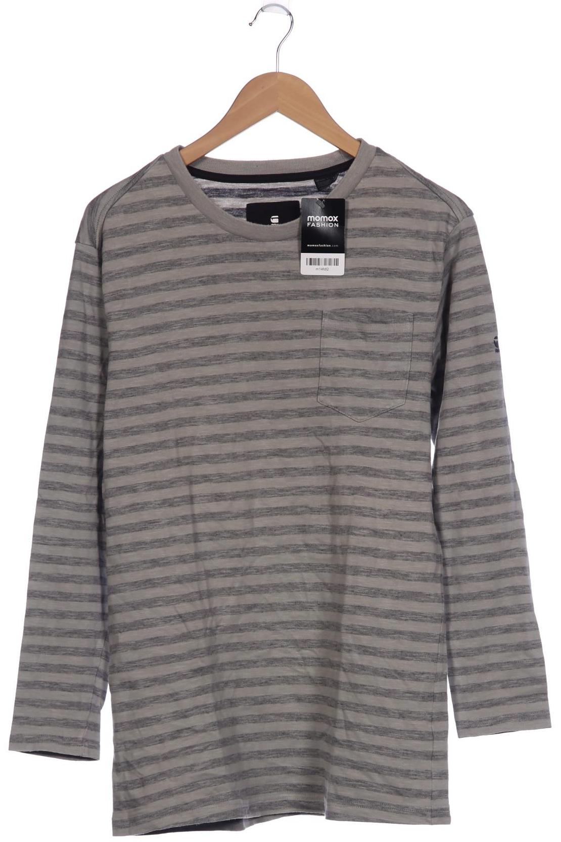 

G STAR RAW Herren Langarmshirt, grau