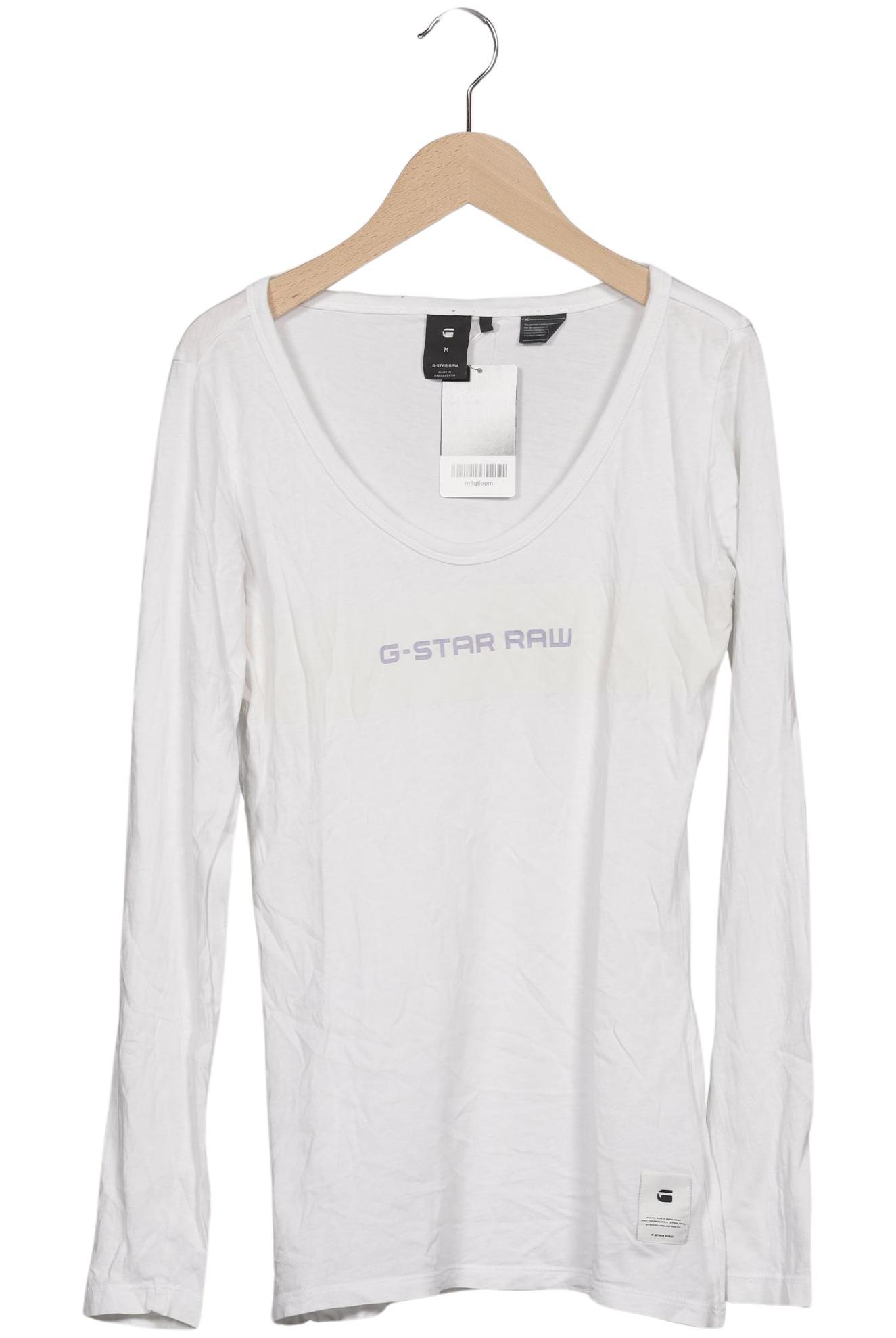 

G Star RAW Damen Langarmshirt, weiß, Gr. 38